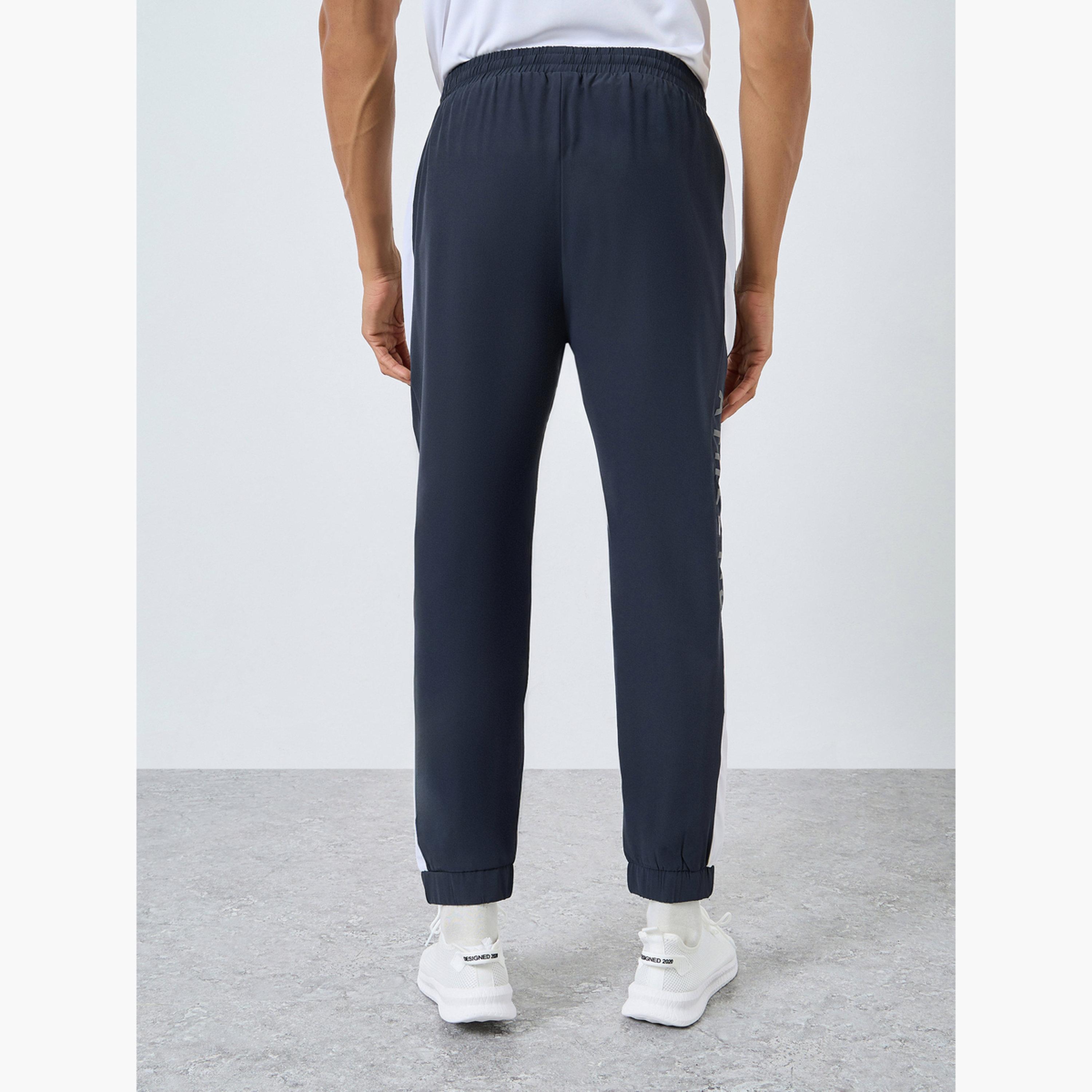Styli Regular Fit Joggers with Side Panel and Print Detail-men-clothing-sportswearandactivewear-bottoms-joggers-image-4