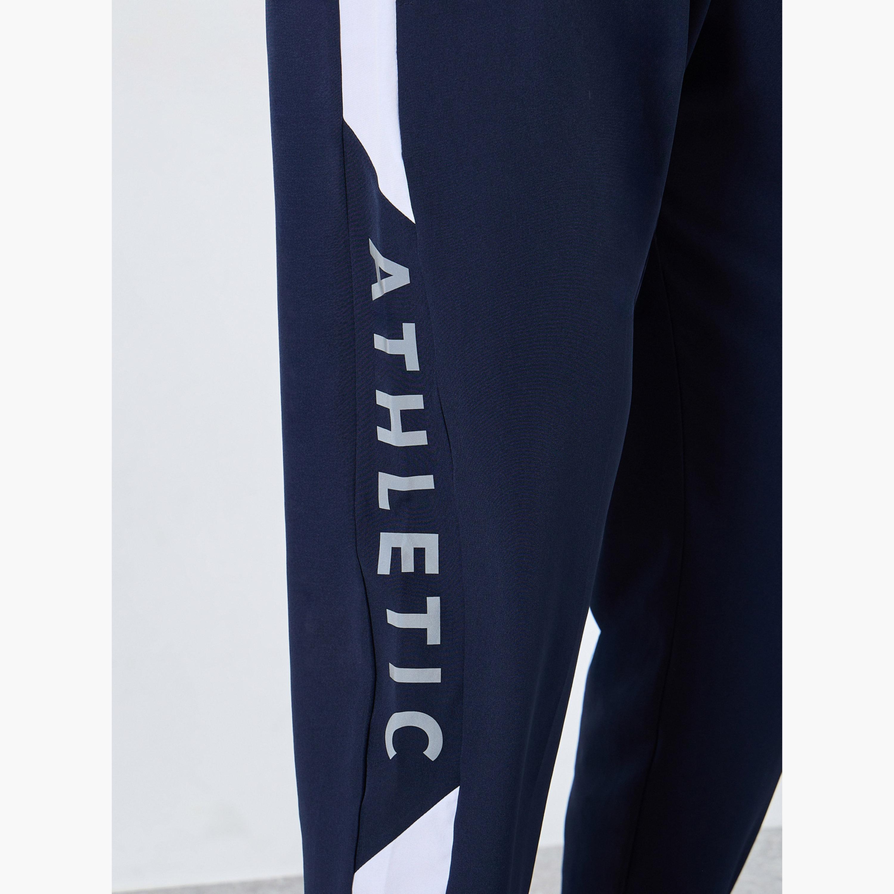 Styli Regular Fit Joggers with Side Panel and Print Detail-men-clothing-sportswearandactivewear-bottoms-joggers-image-3