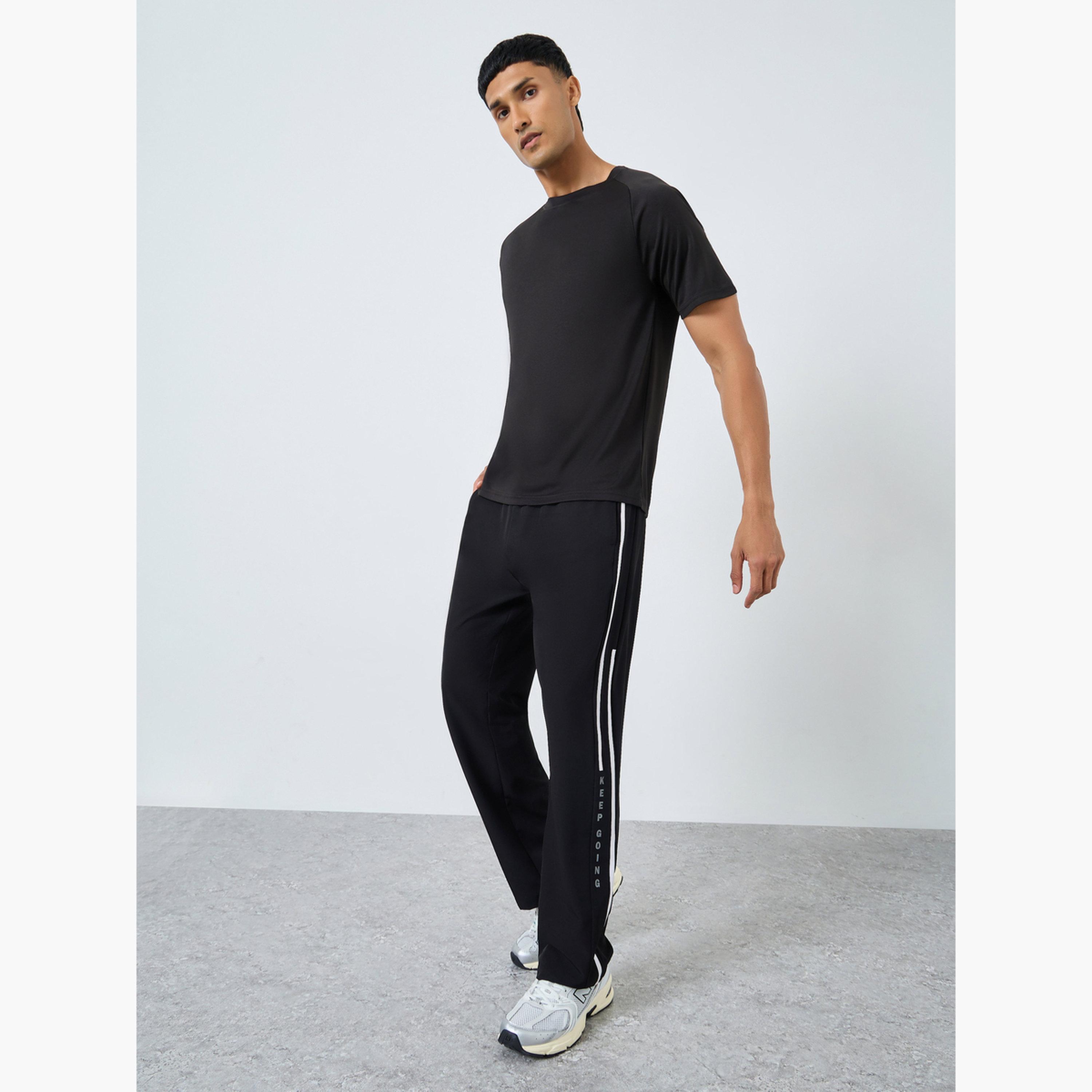 Styli Athleisure Track Pants With Side Panel and Print Detail-men-clothing-sportswearandactivewear-bottoms-joggers-image-2