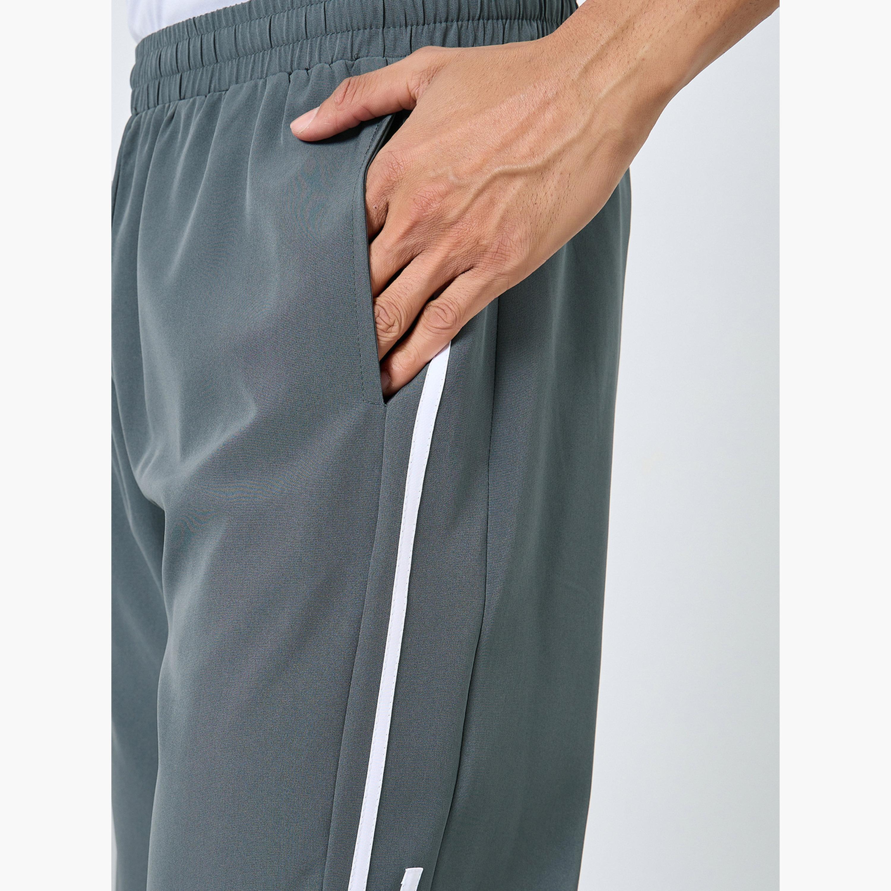 Styli Athleisure Track Pants with Side Panel and Print Detail-men-clothing-sportswearandactivewear-bottoms-joggers-image-3
