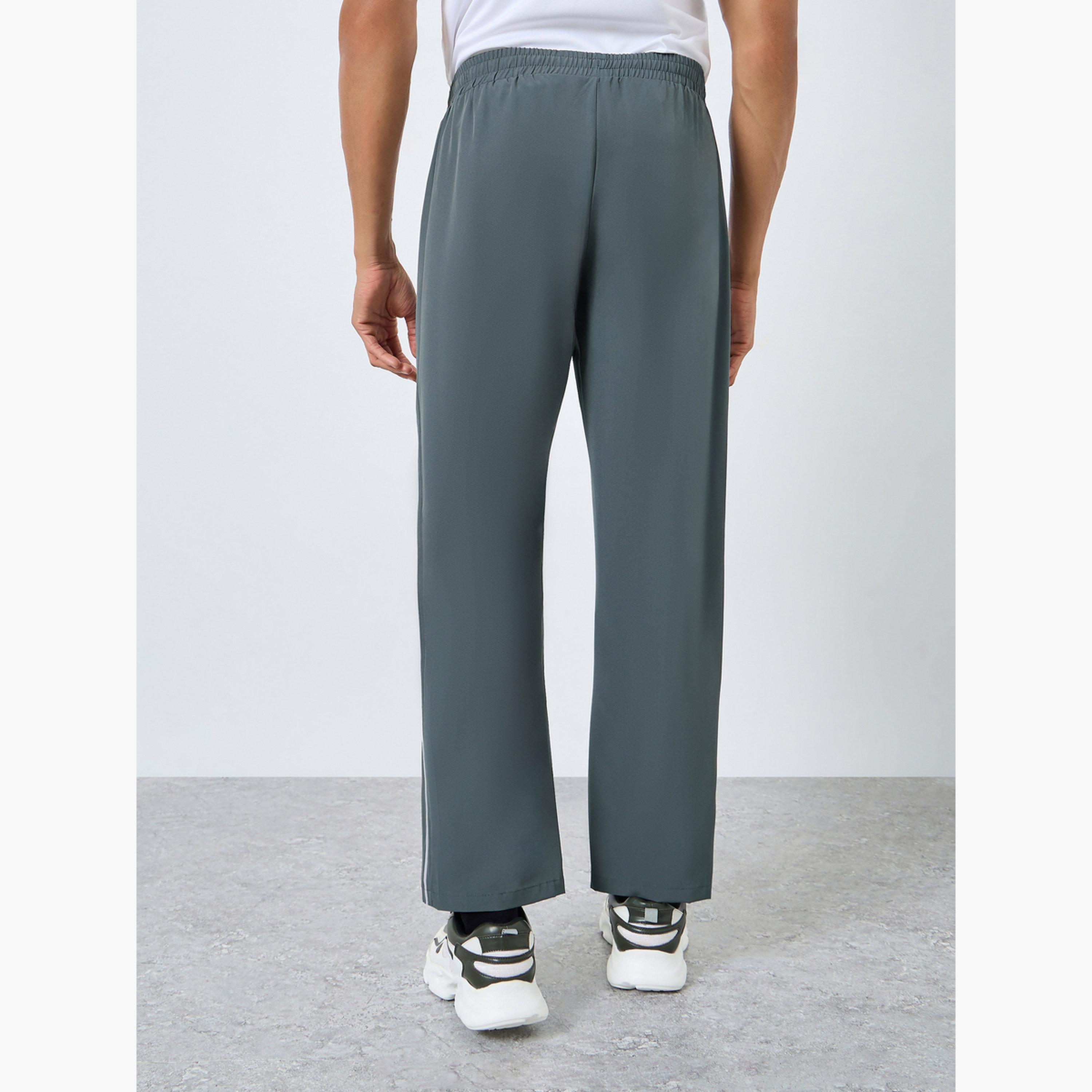 Styli Athleisure Track Pants with Side Panel and Print Detail-men-clothing-sportswearandactivewear-bottoms-joggers-image-4