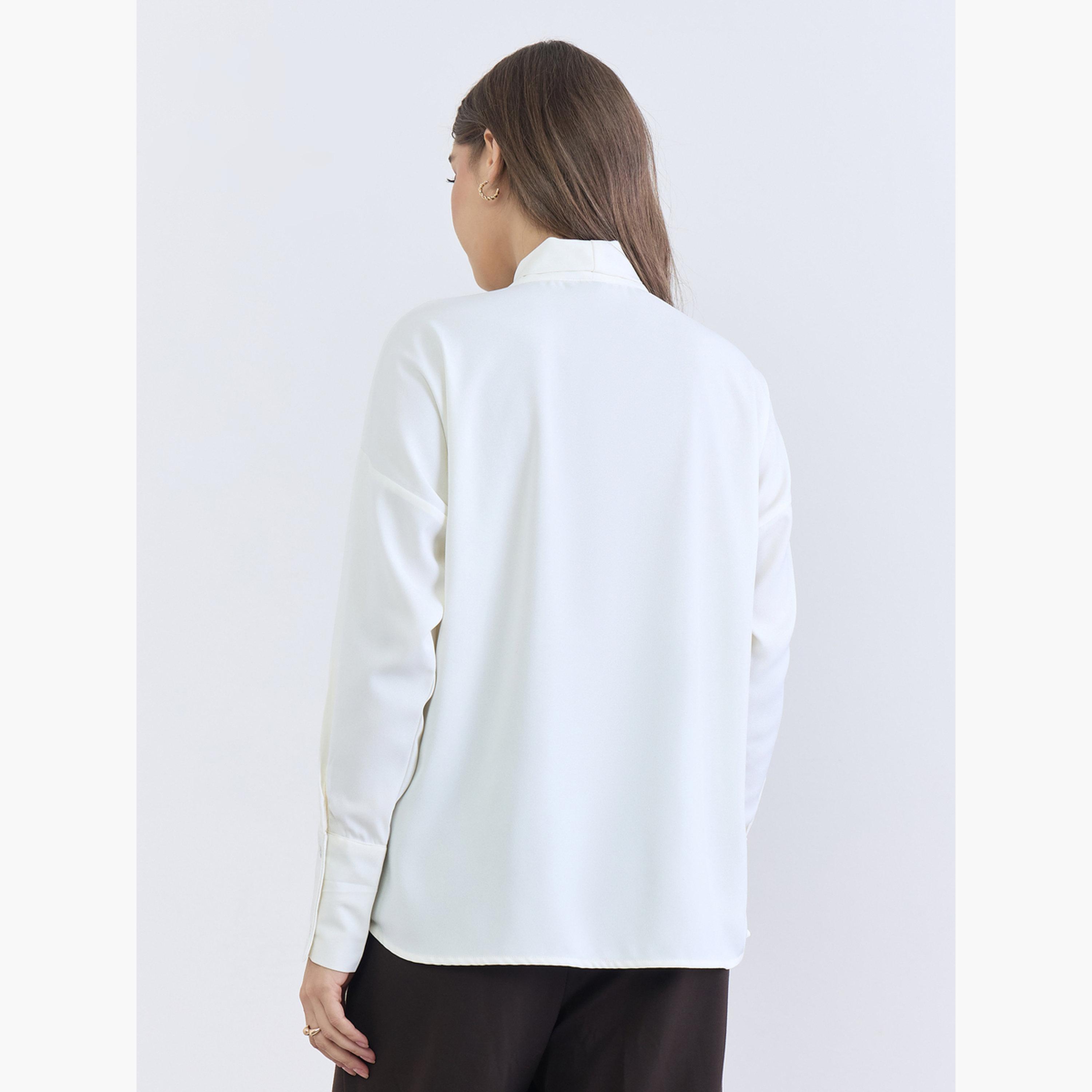بلوزة بقصة واسعة برباط عنق وطبعة زهور-women-clothing-shirtsandblouses-blouses-image-5