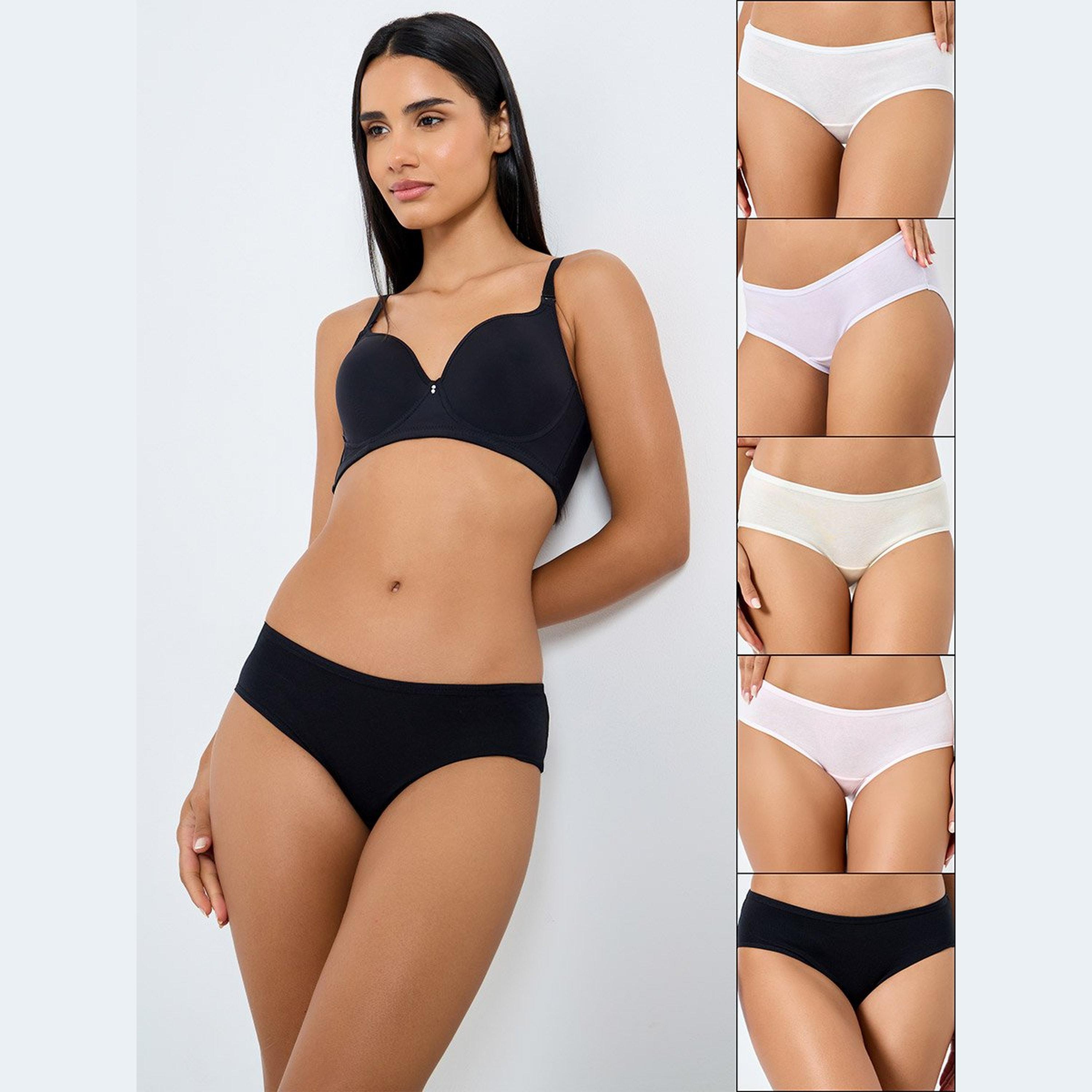 Styli Set of 5 - Hipster Brief-women-clothing-lingerie-panties-image-1