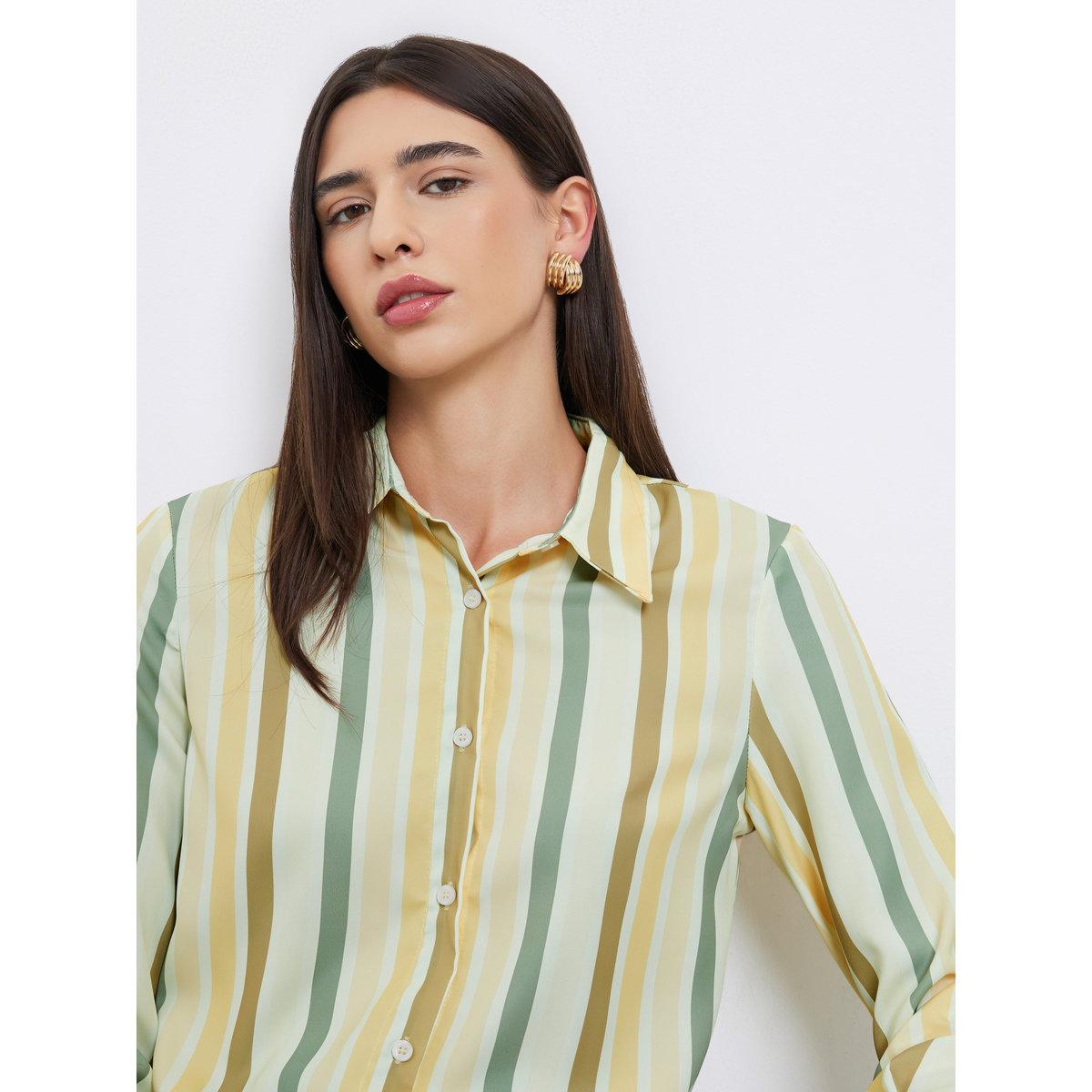 بلوزة مخططة بأكمام طويلة-women-clothing-shirtsandblouses-shirts-image-1
