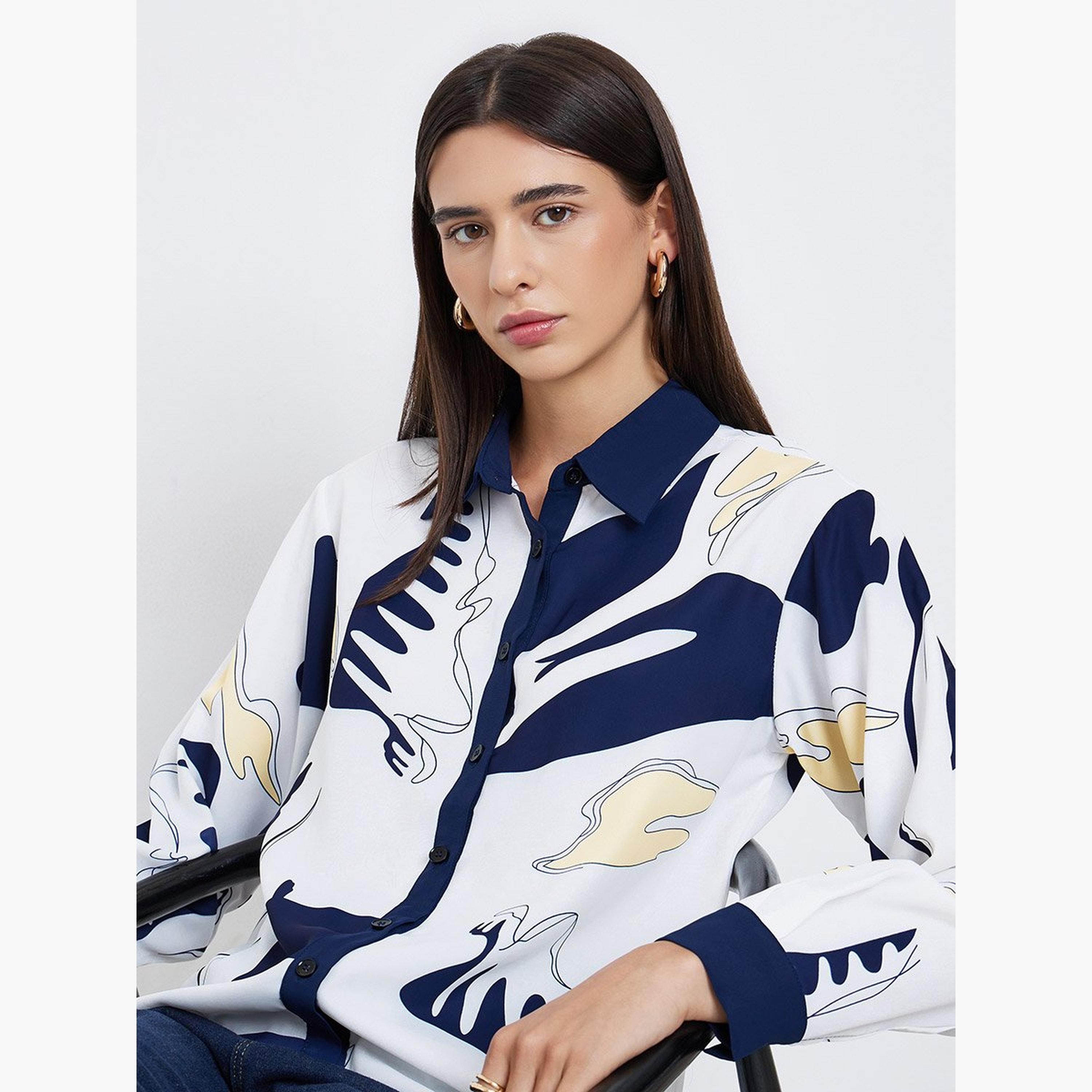 Take Two Printed Regular Fit Buttoned Shirt-women-clothing-shirtsandblouses-shirts-image-3