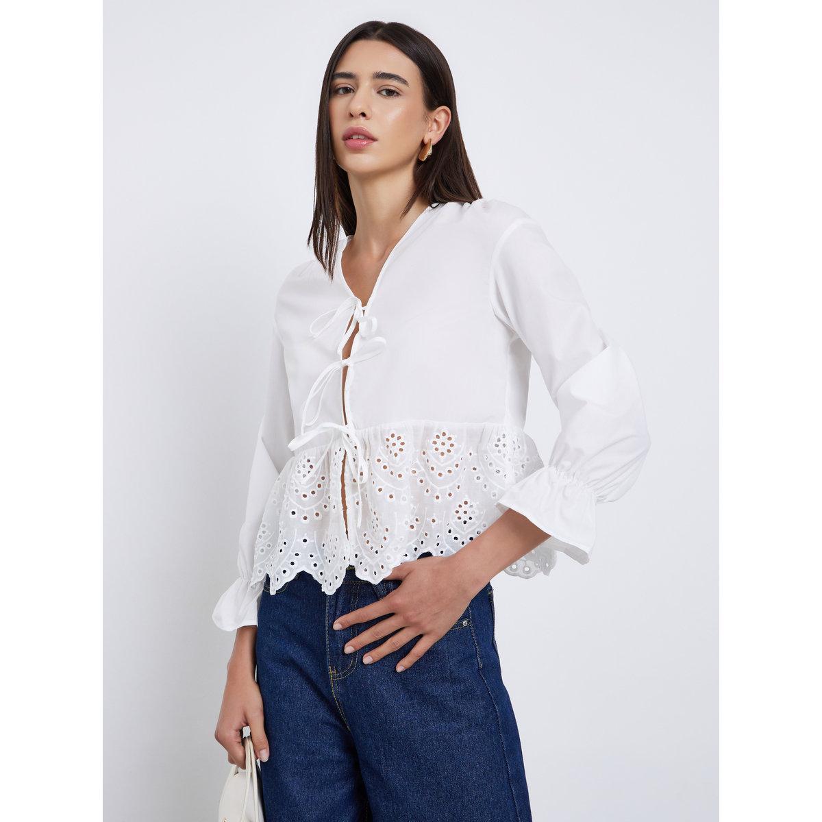 بلوزة بأكمام طويلة-women-clothing-shirtsandblouses-blouses-image-1