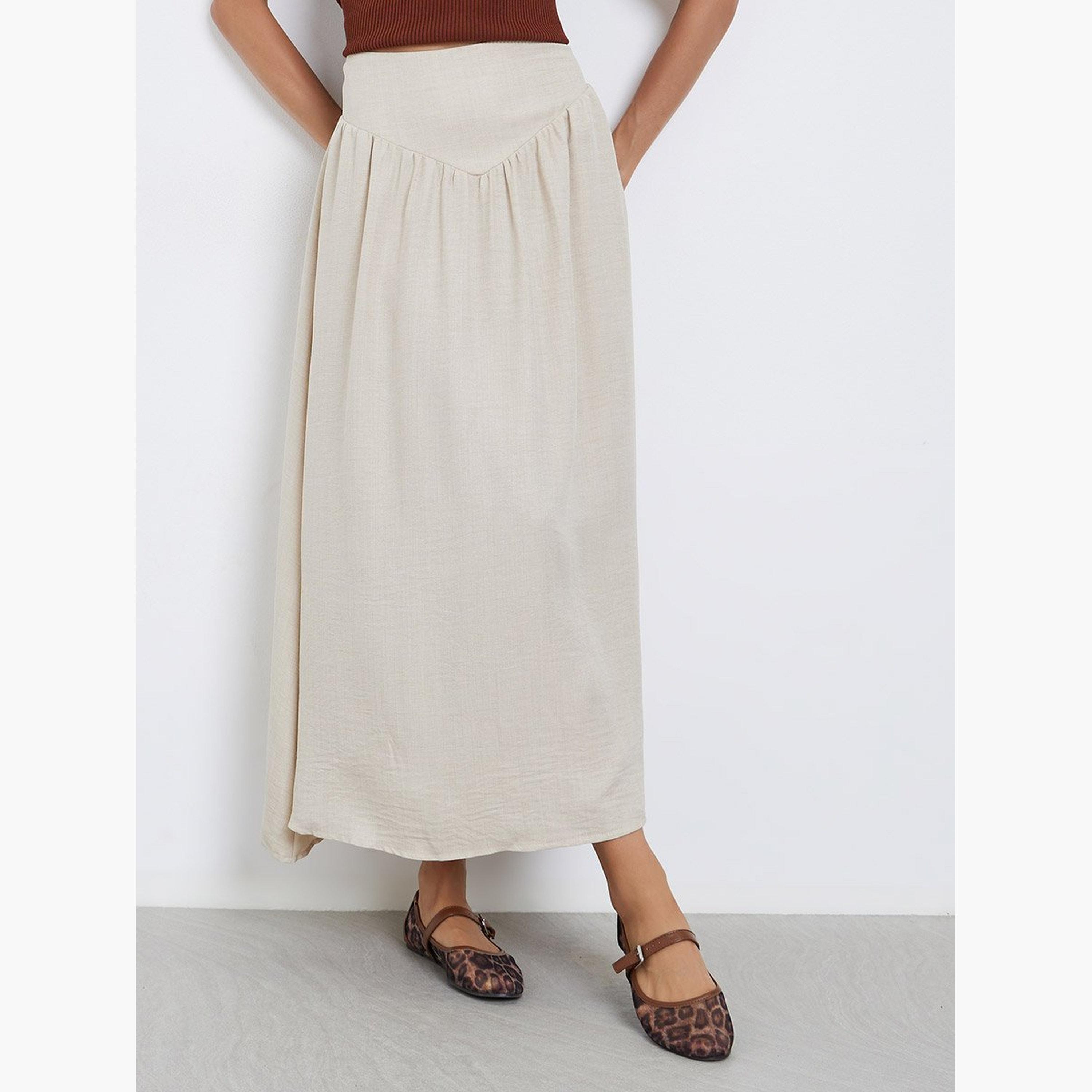 تنورة طويلة سادة-women-clothing-skirts-image-1