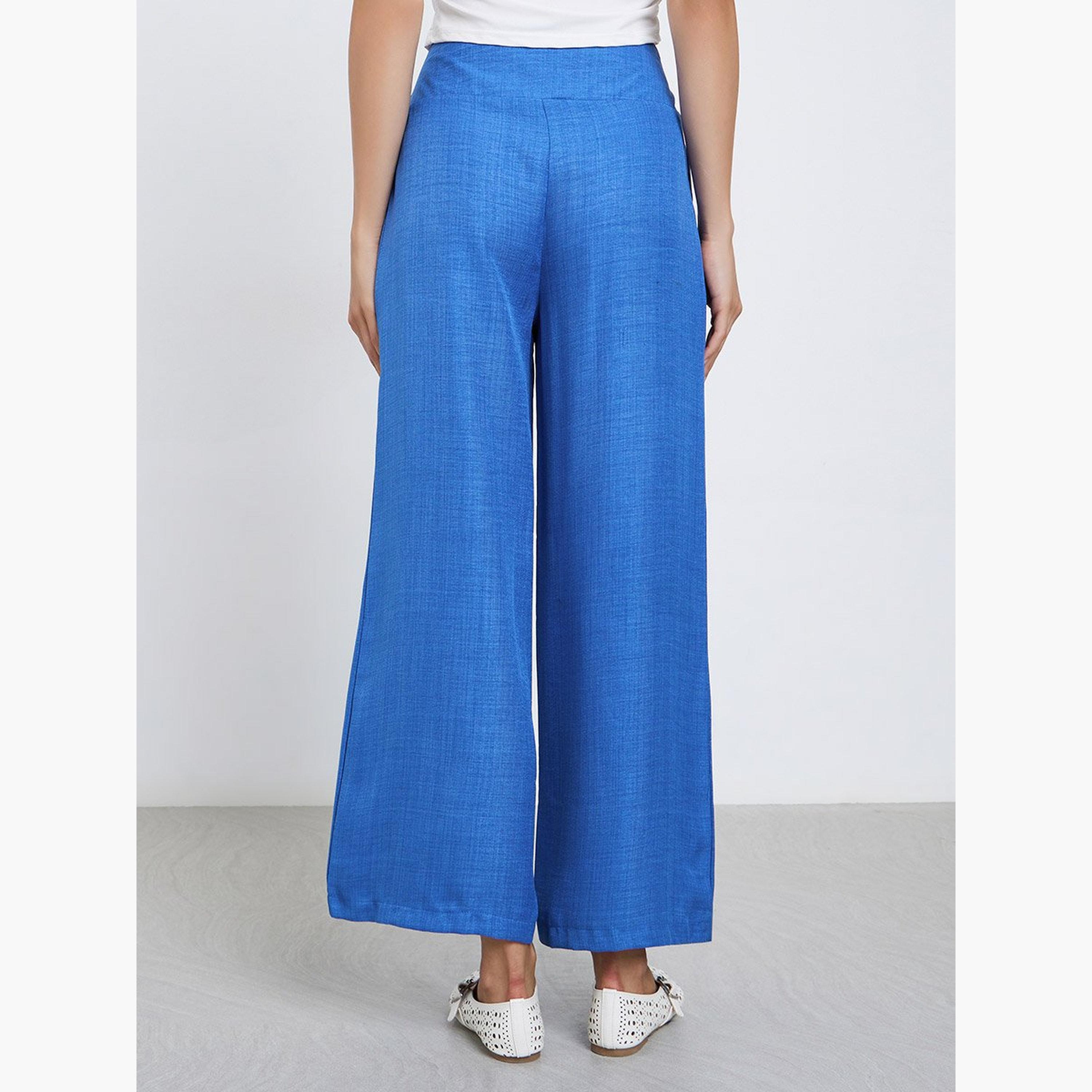 Take Two Bow Tie Waist Wide Leg Pants-women-clothing-bottoms-trousers-image-4