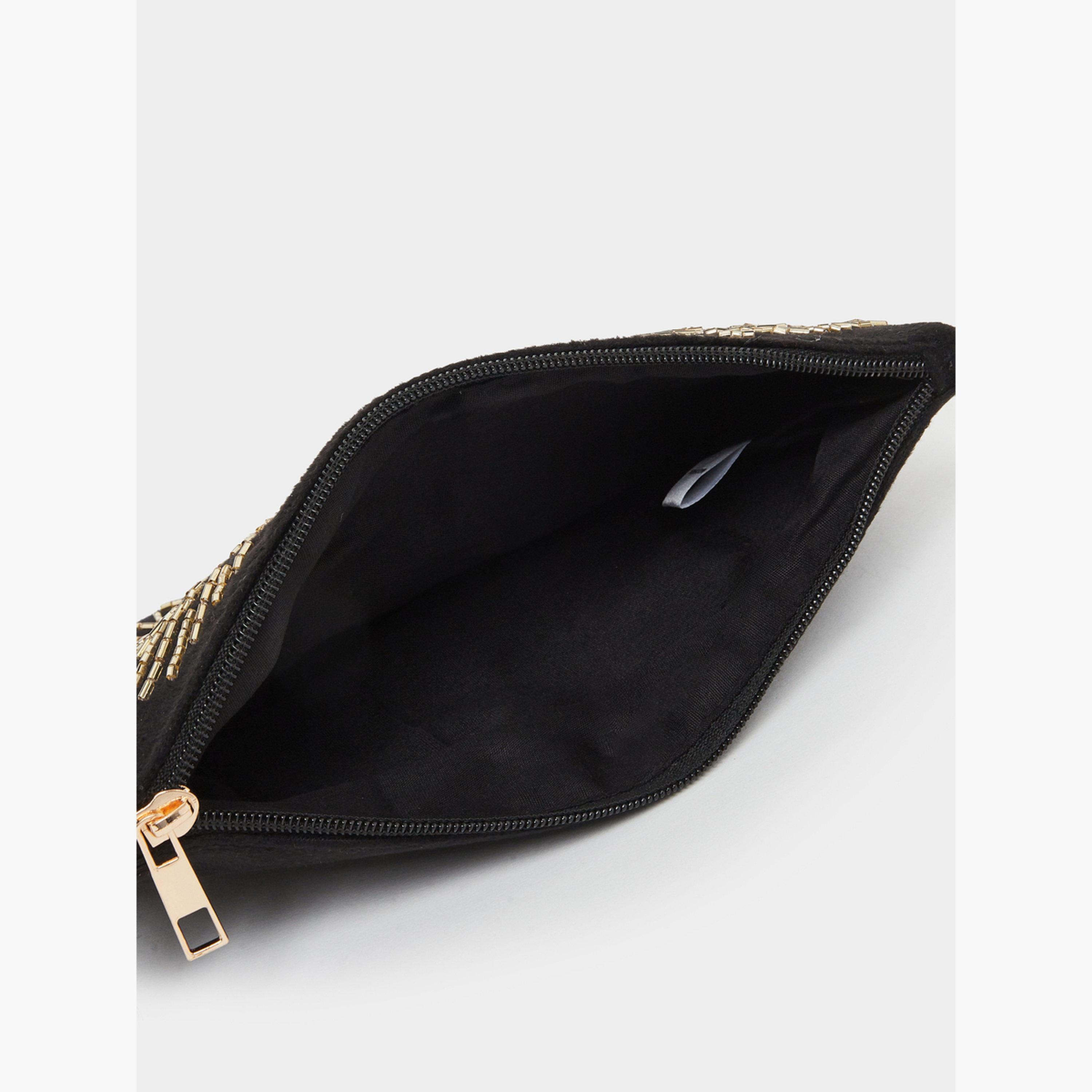 Styli Embellished Clutch with Chain Strap-women-bagsandwallets-handbags-image-4