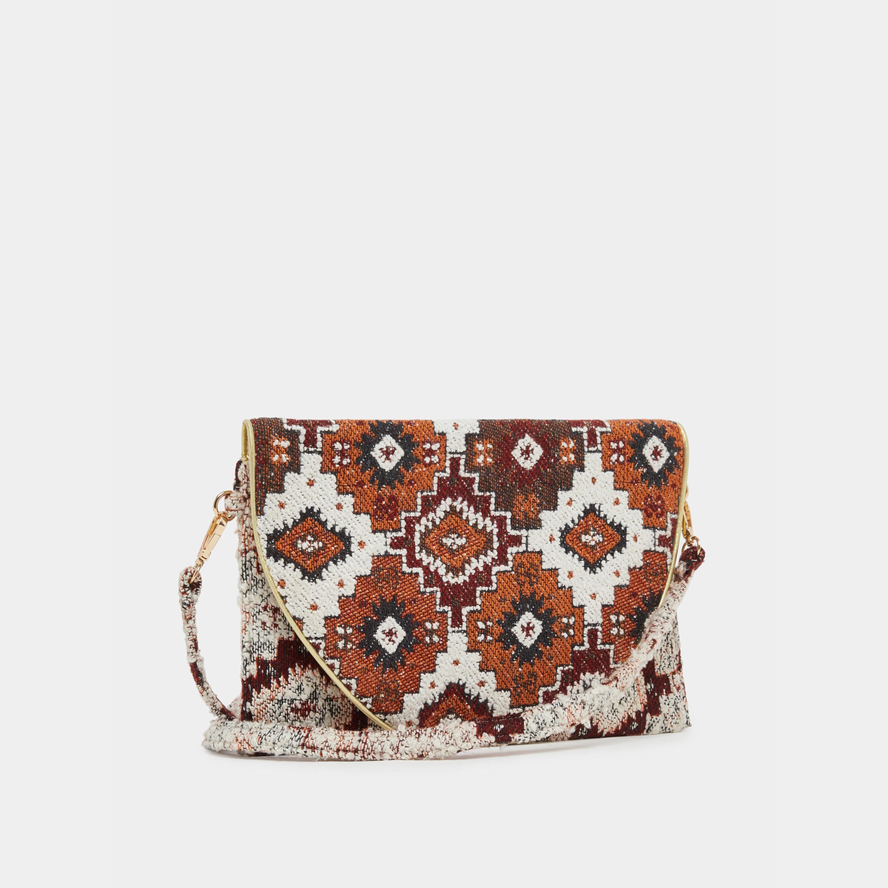 ستايلي - حقيبة يد قطنية نقشة عرقية-women-bagsandwallets-handbags-image-1