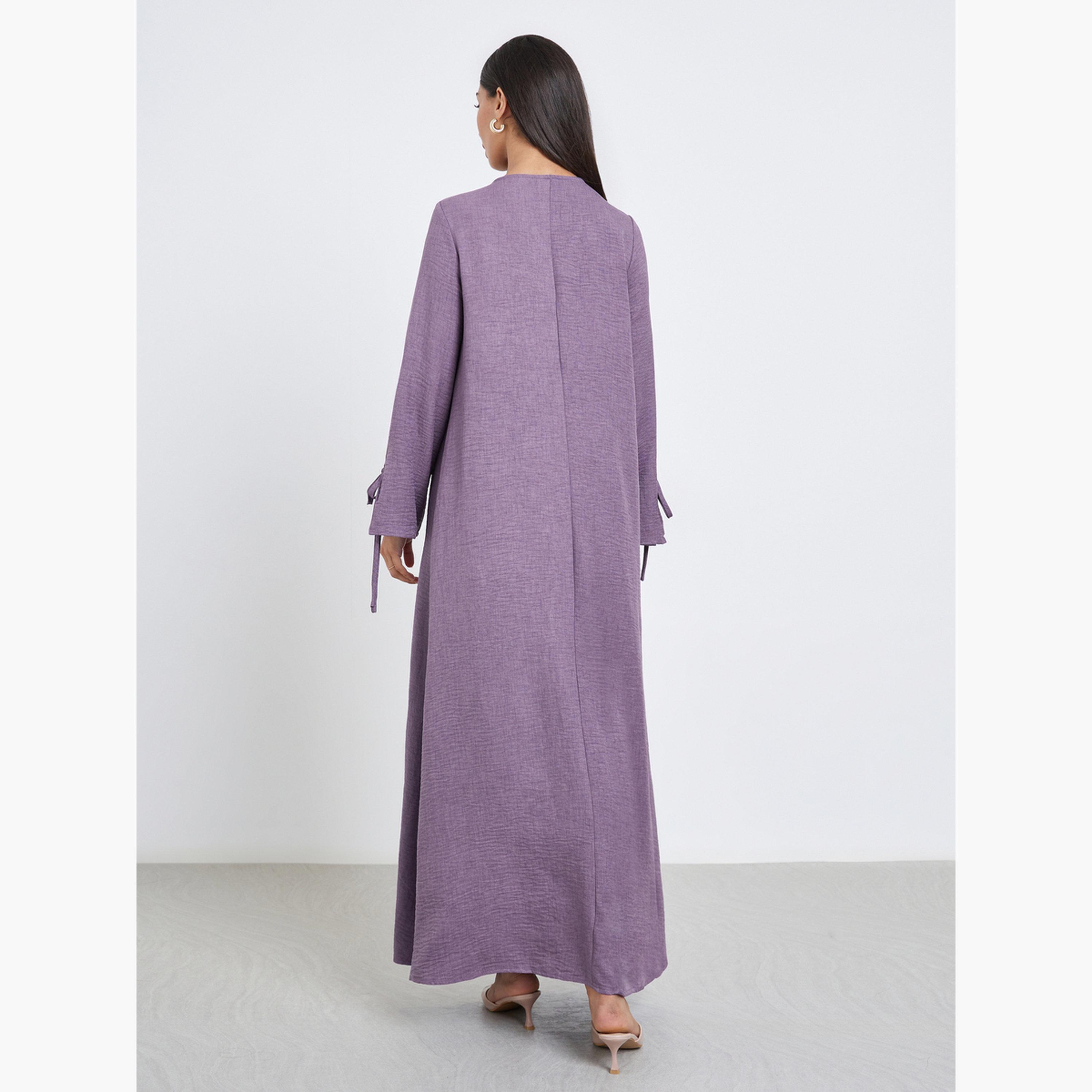 أميرة x ستايلي جلابية بتفاصيل رباط-women-arabicclothing-jalabiyas-image-3