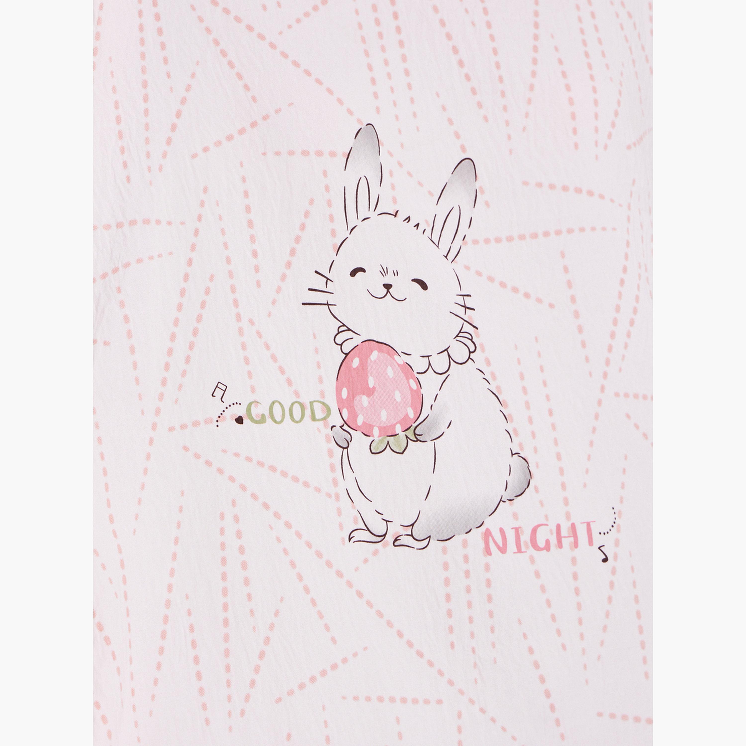 Take Two Graphic Bunny Print Nightdress-women-clothing-nightwear-nighties-image-4