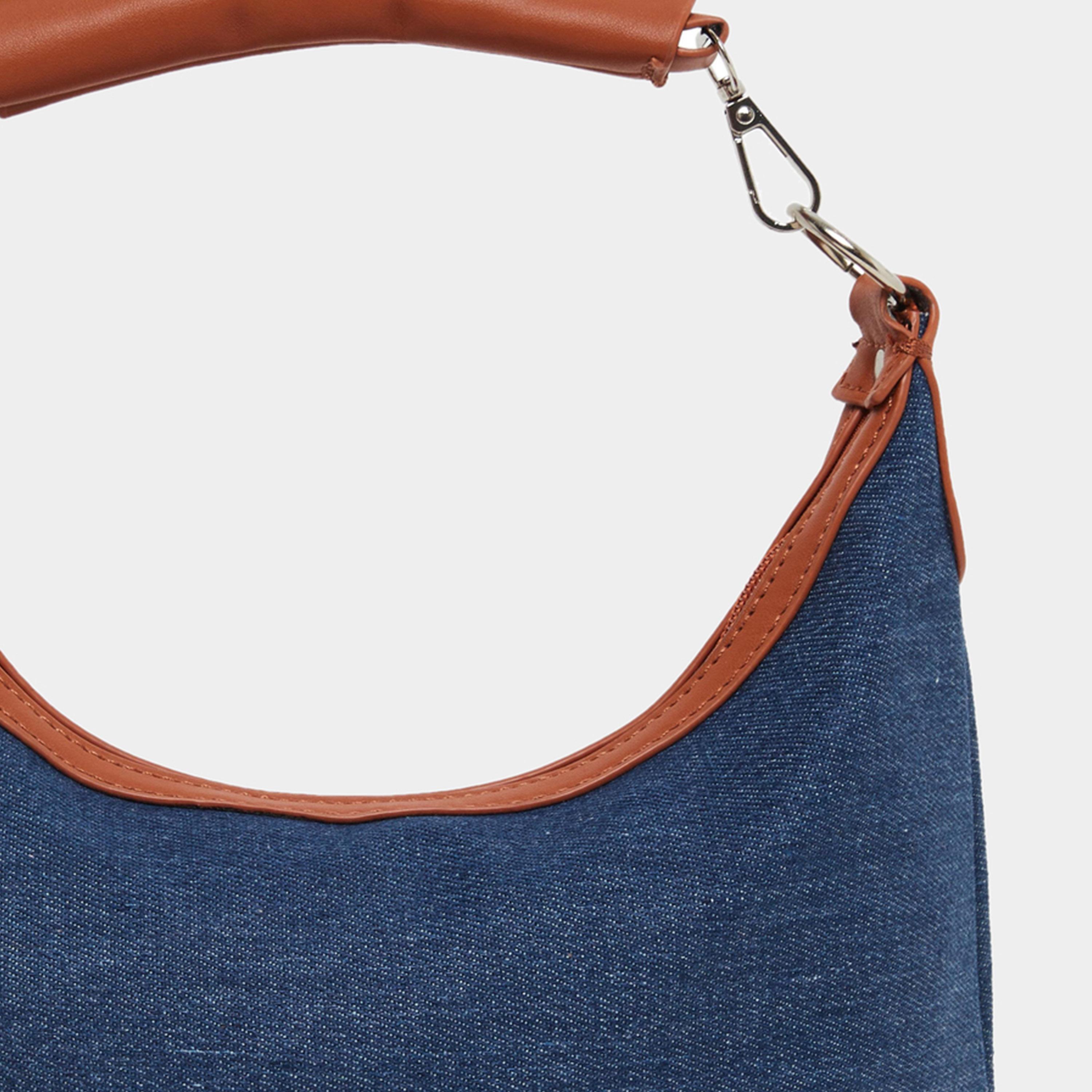 Styli Denim Hobo Bag with Tan Accents-women-bagsandwallets-handbags-image-4