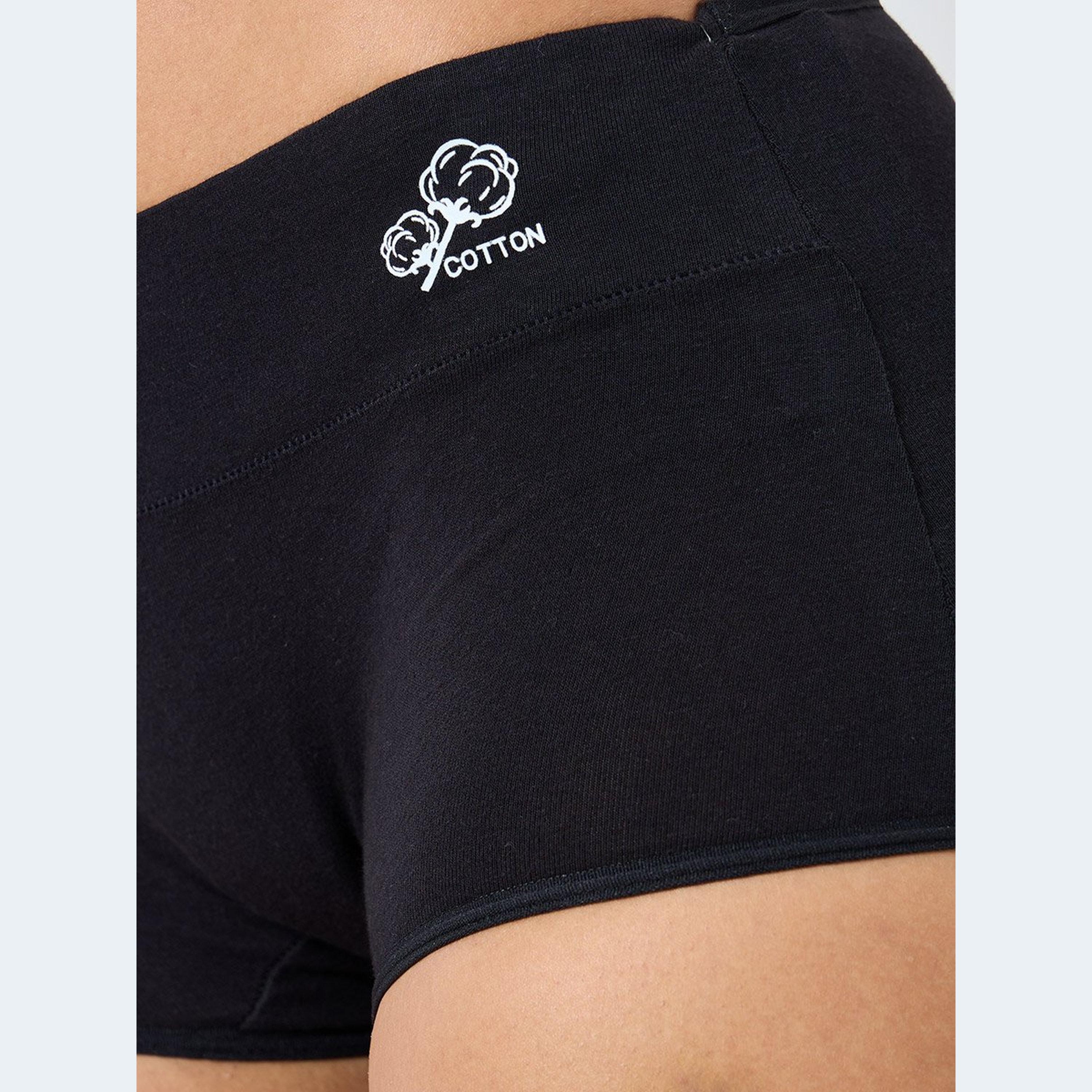 Styli Set of 4 - Comfortable Cotton Boyshort-women-clothing-lingerie-panties-image-4