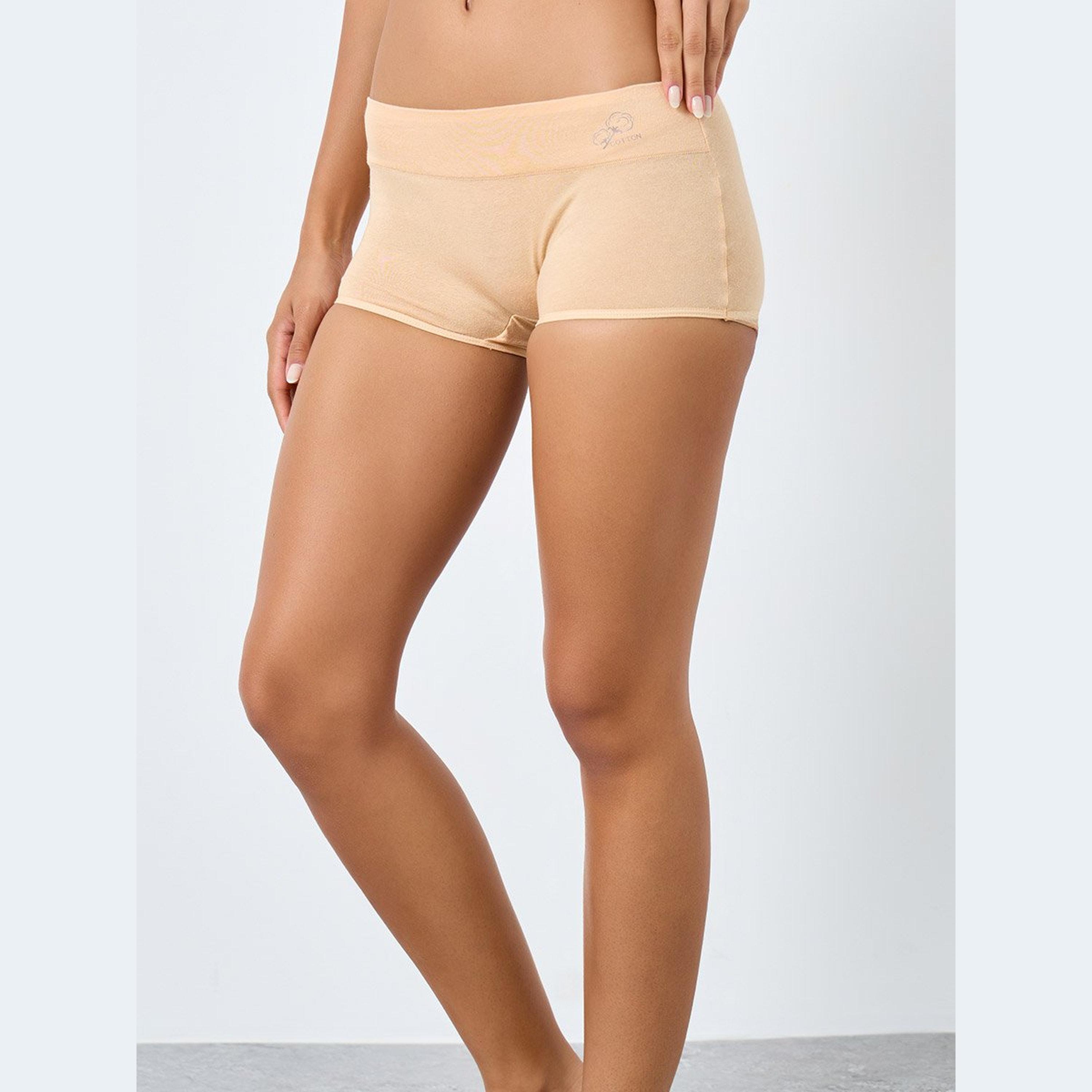 Styli Set of 4 - Comfortable Cotton Boyshort-women-clothing-lingerie-panties-image-6