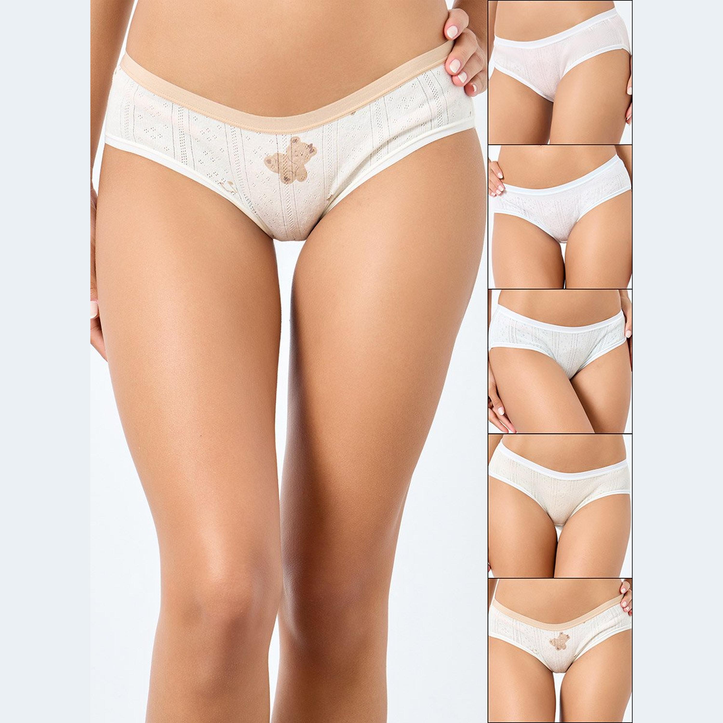 Styli Set of 5 - Assorted Printed Brief-women-clothing-lingerie-panties-image-1