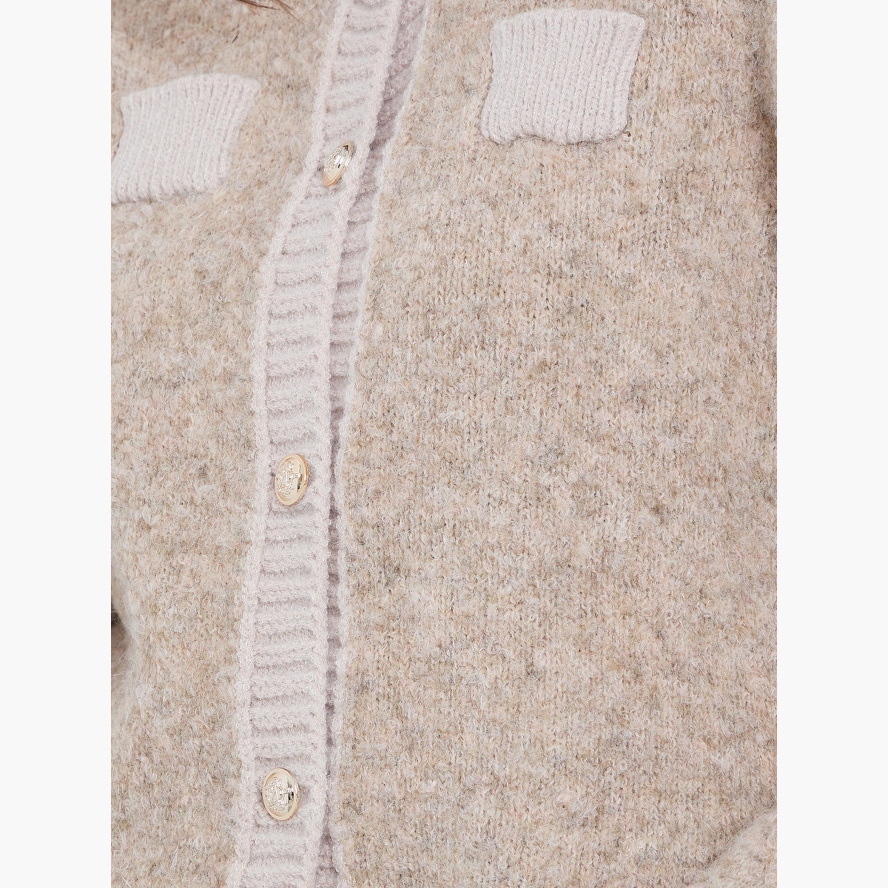 ستايلي - كارديغان بيج بقصّة عادية من خيوط مختلطة-women-clothing-cardigansandjumpers-cardigans-image-5