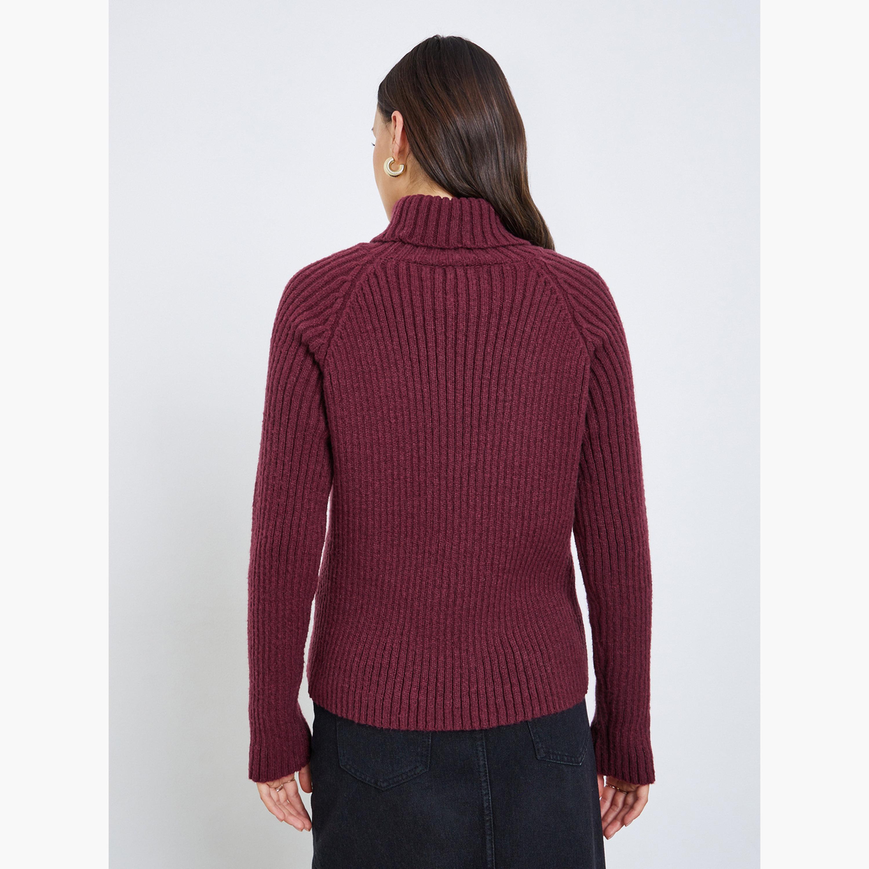 ستايلي - سترة مربعة ذات رقبة مدورة بطول عادي للنساء -women-winterwear-cardigansandjumpers-jumpers-image-5