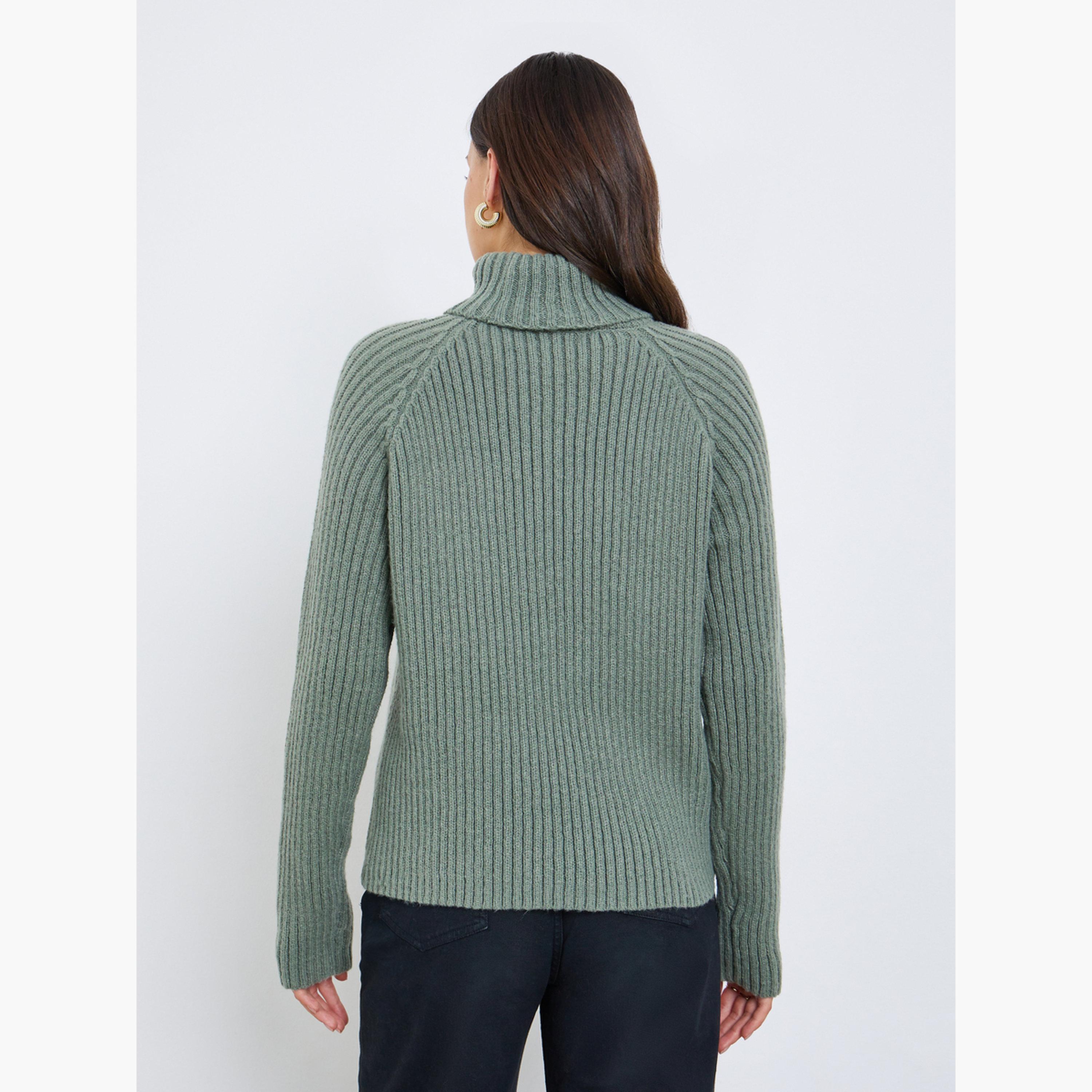 ستايلي - سترة مربعة ذات رقبة مدورة بطول عادي للنساء -women-clothing-cardigansandjumpers-jumpers-image-5