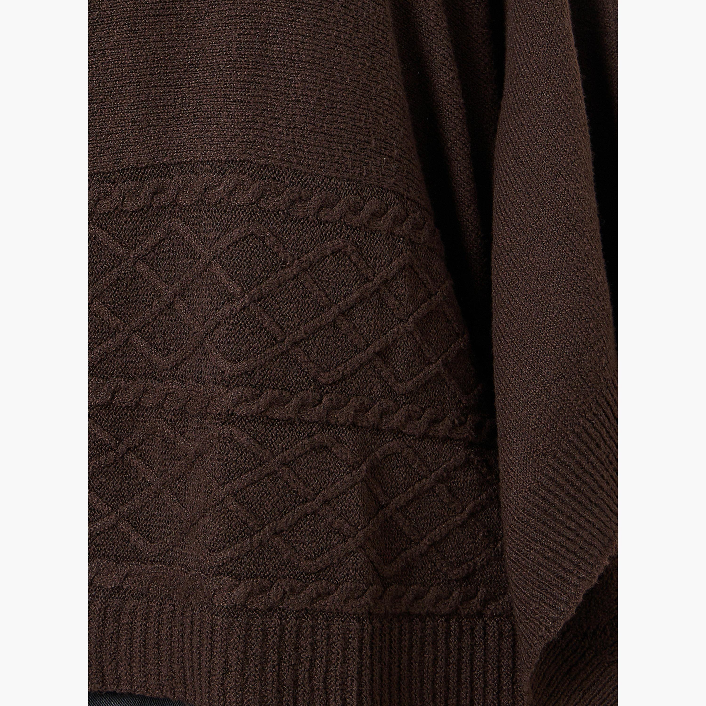 ستايلي - سترة بقصّة عادية لون بنيّ القهوة للنساء -women-clothing-cardigansandjumpers-jumpers-image-3