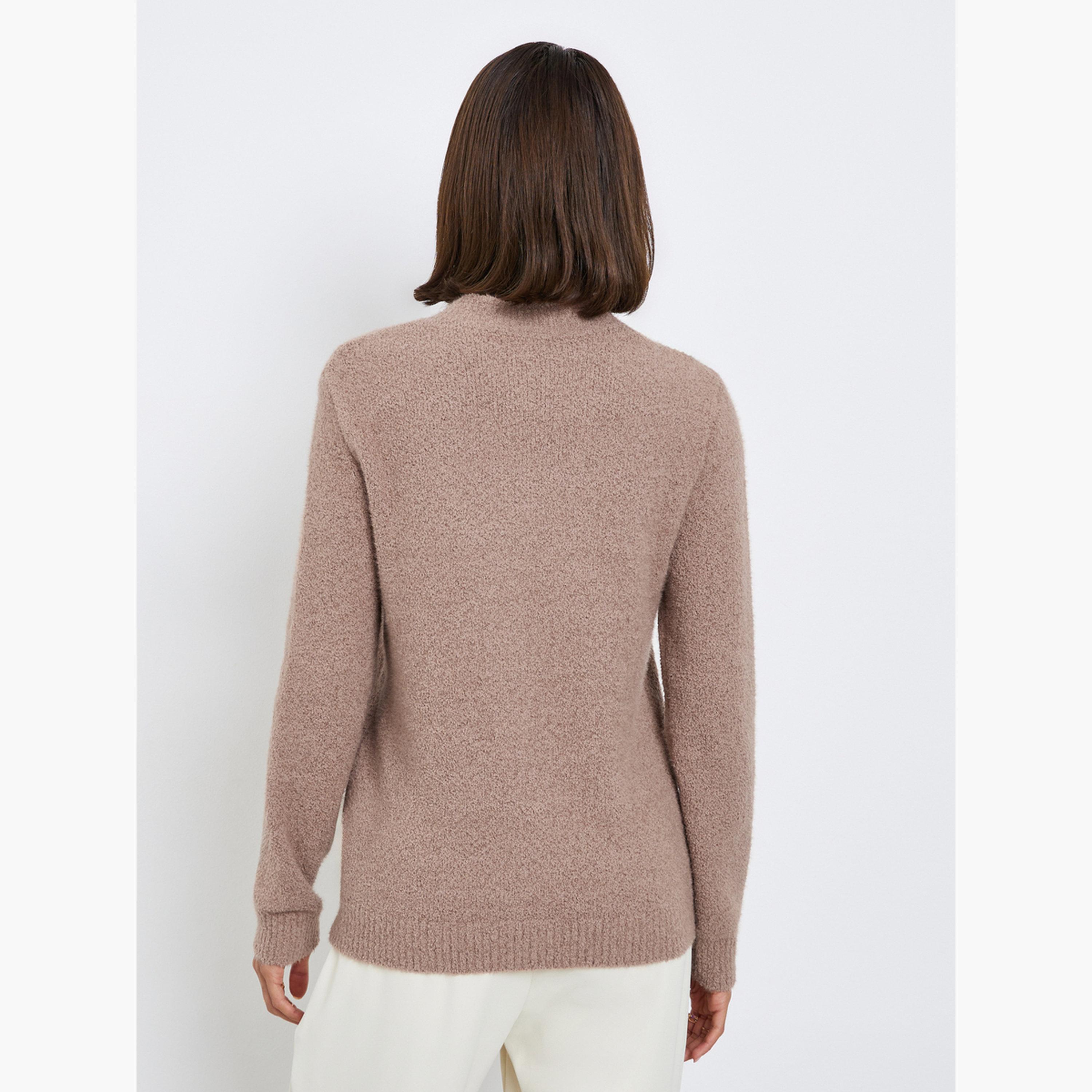 ستايلي - سترة بيج بقصّة عادية وسحّاب-women-clothing-cardigansandjumpers-jumpers-image-3