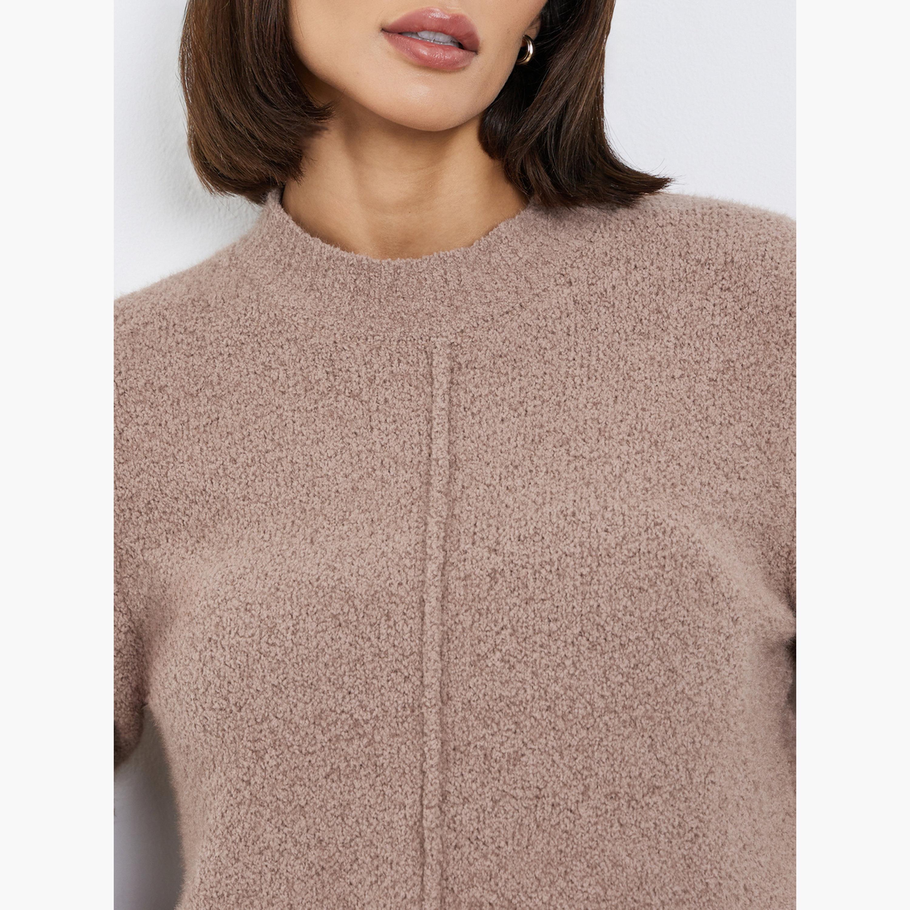 ستايلي - سترة بيج بقصّة عادية وسحّاب-women-clothing-cardigansandjumpers-jumpers-image-5