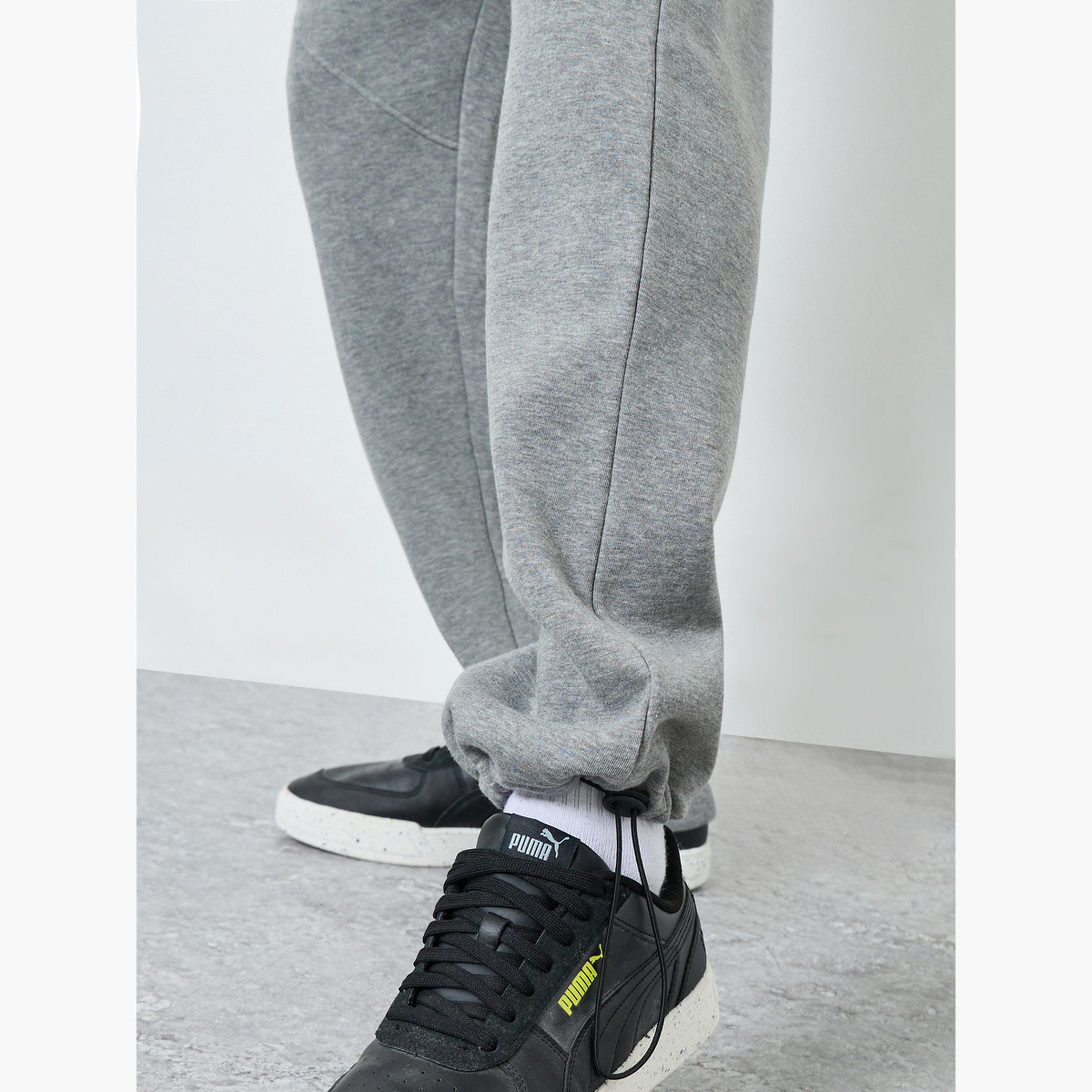 جوغر فليس بمقاس كبير وتفاصيل ألواح-men-clothing-bottoms-joggers-image-4