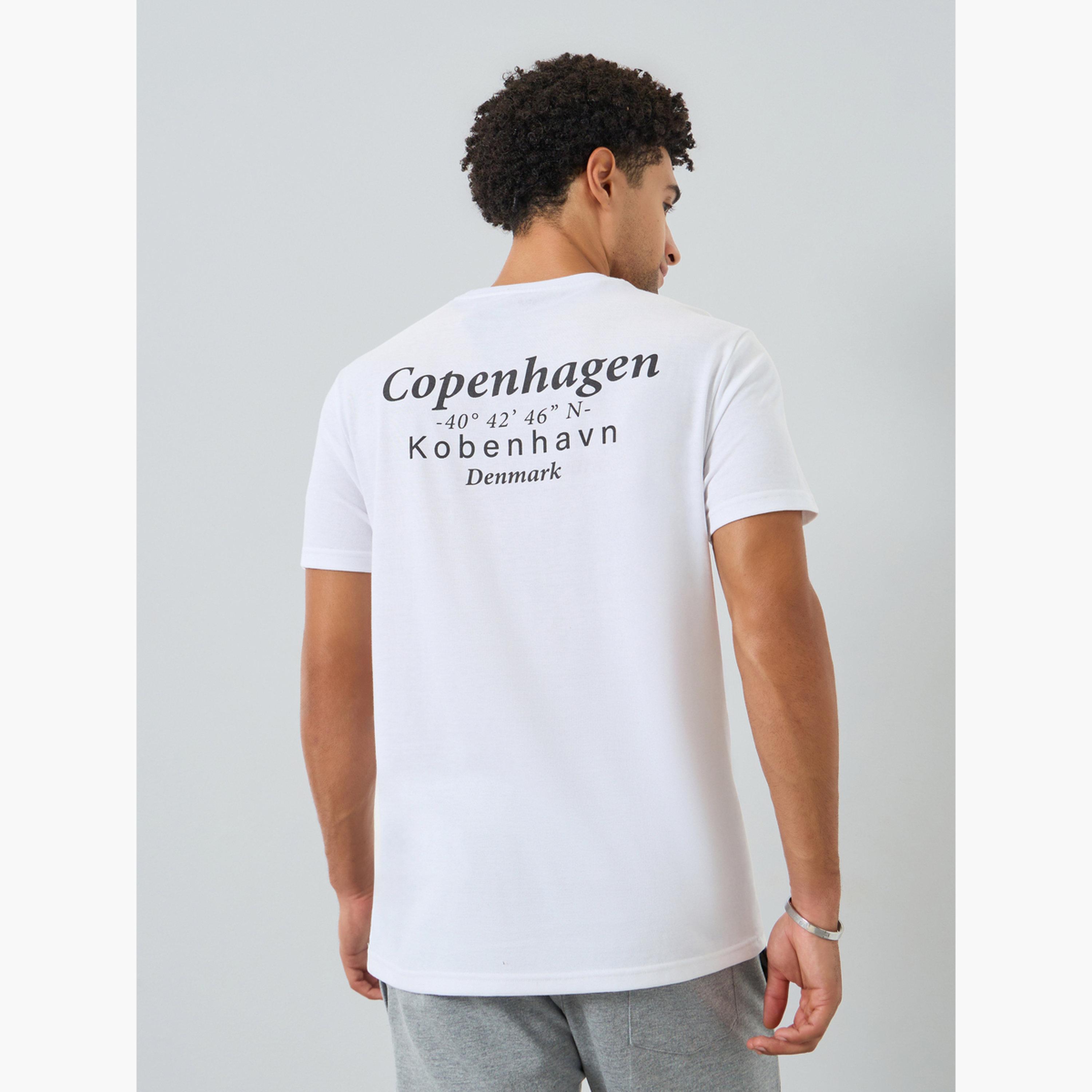 Styli Men White Graphic Print Crew Neck T-Shirt-men-clothing-tshirtsandpolos-tshirts-image-2