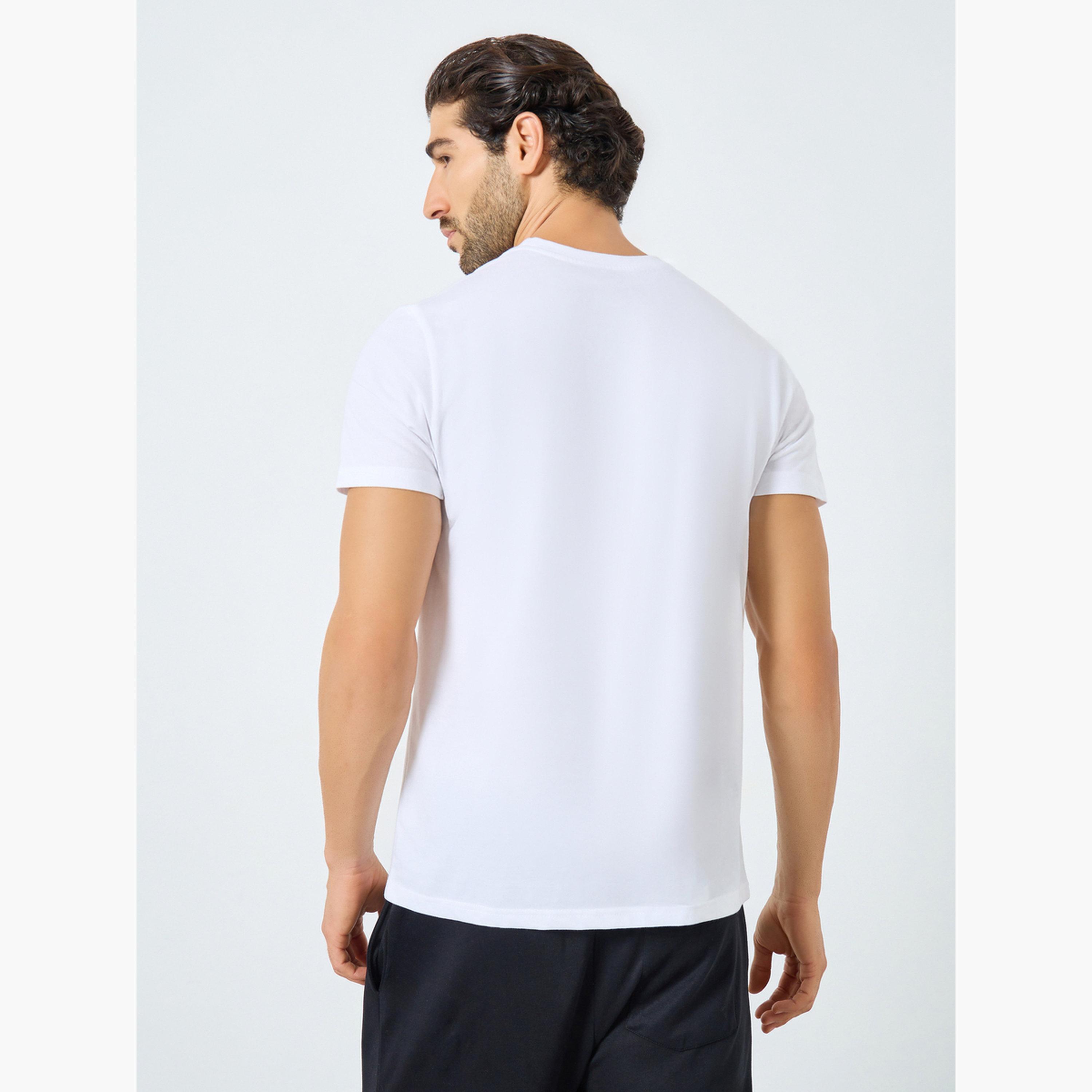 Styli White Regular Fit Embroidered Chest T-Shirt-men-clothing-tshirtsandpolos-tshirts-image-5