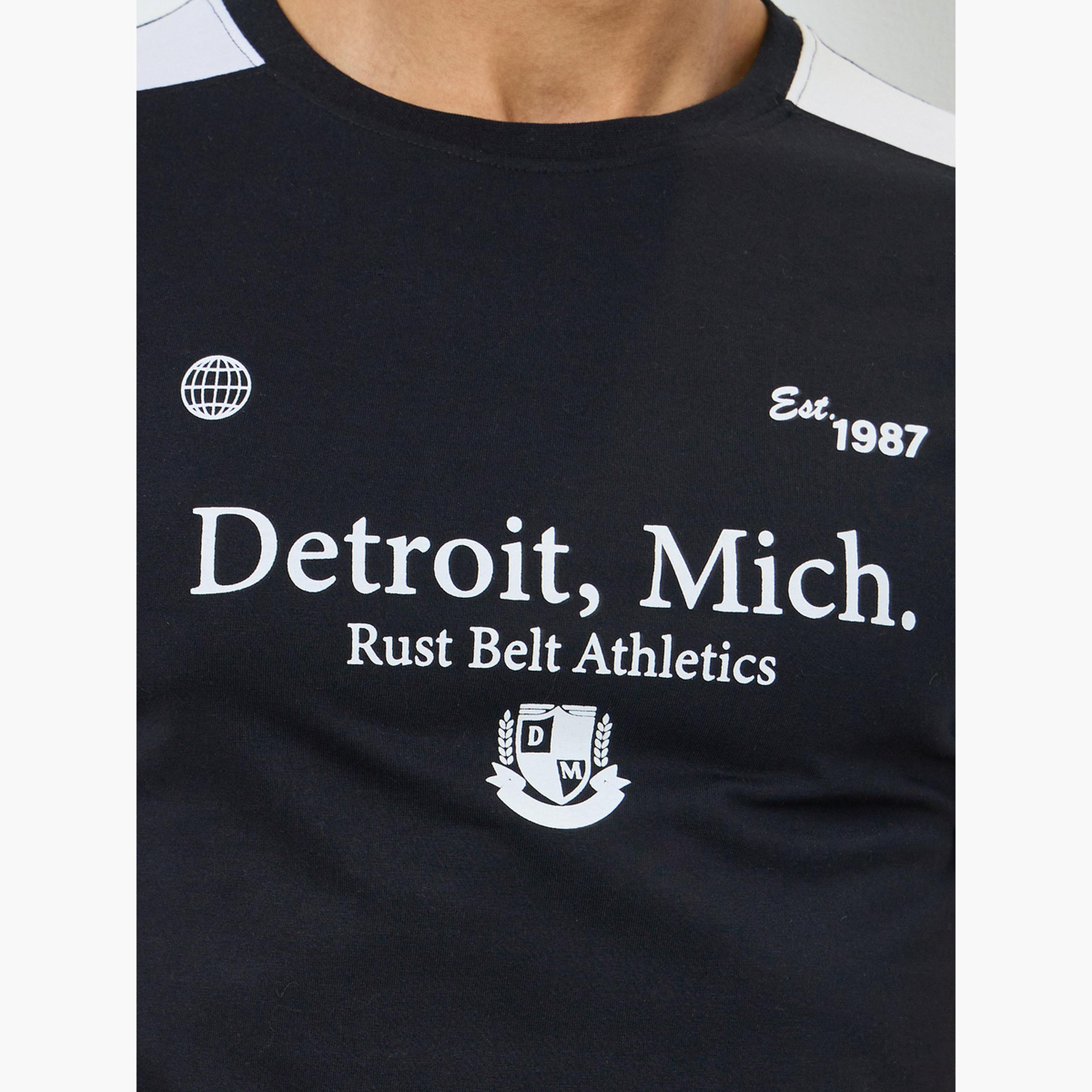 Styli Men Black Graphic Print T-Shirt-men-clothing-tshirtsandpolos-tshirts-image-4