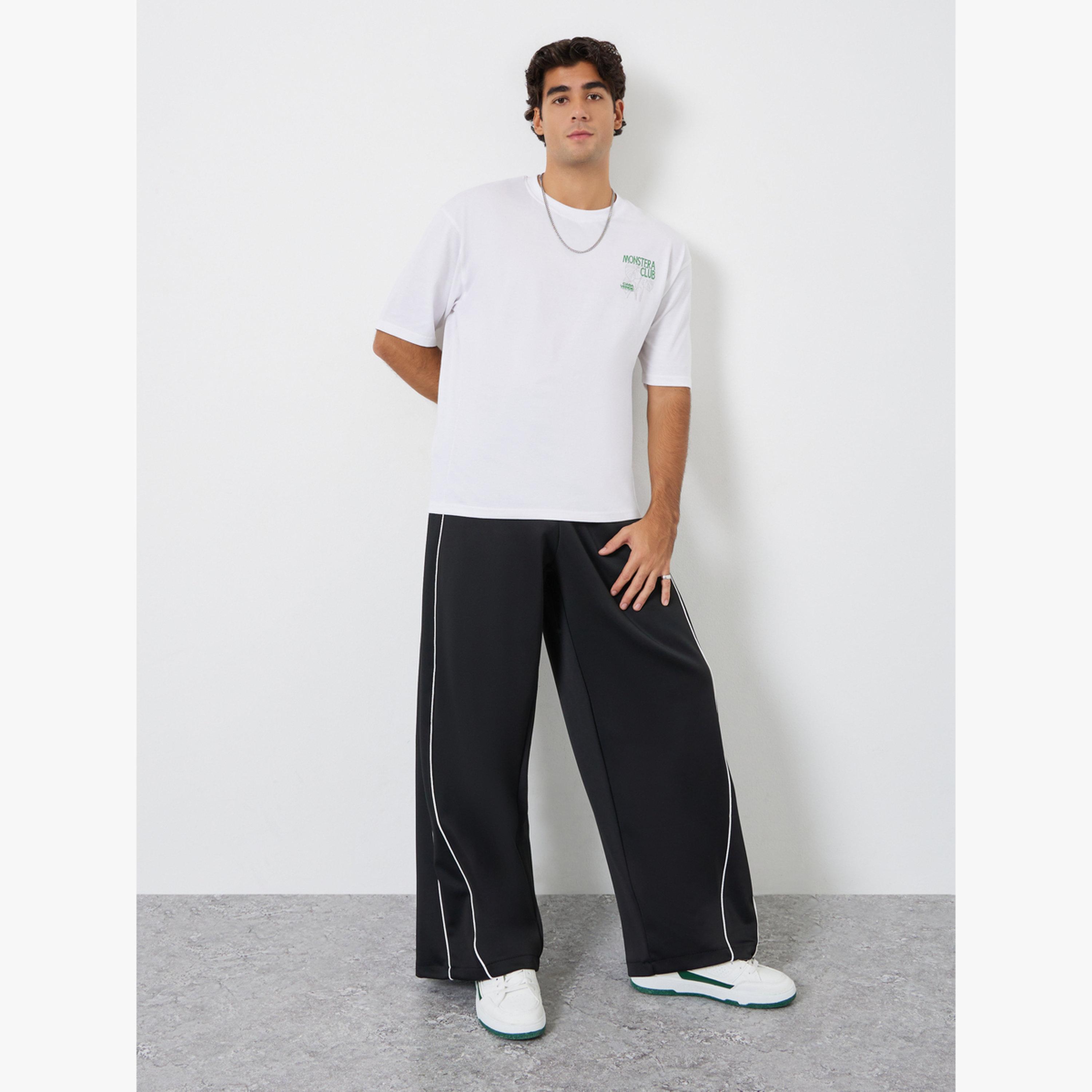 Styli Men White Graphic Print Oversized Jersey T-Shirt-men-clothing-tshirtsandpolos-tshirts-image-2