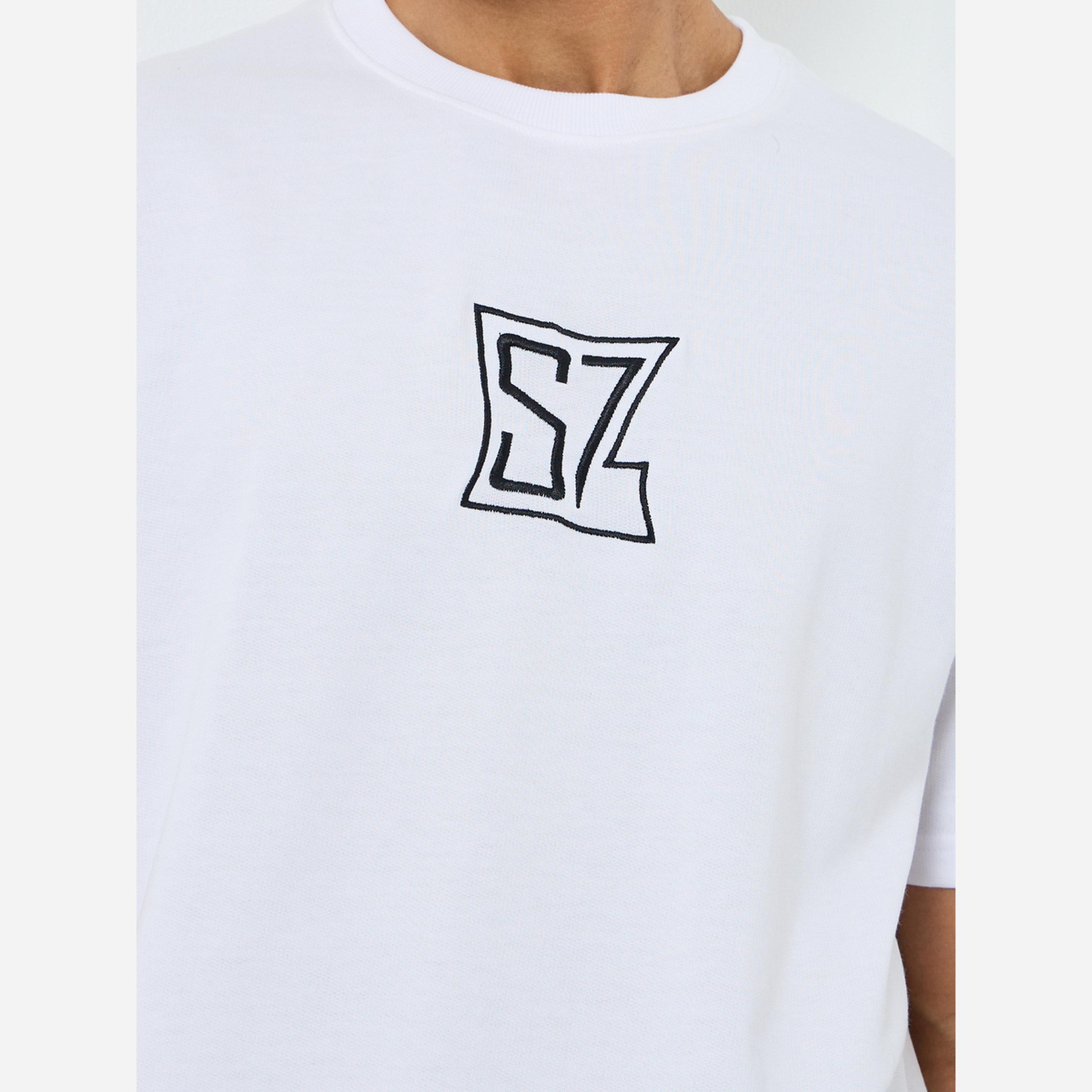 Styli Men Oversized Embroidered Crew Neck T-Shirt-men-clothing-tshirtsandpolos-tshirts-image-4