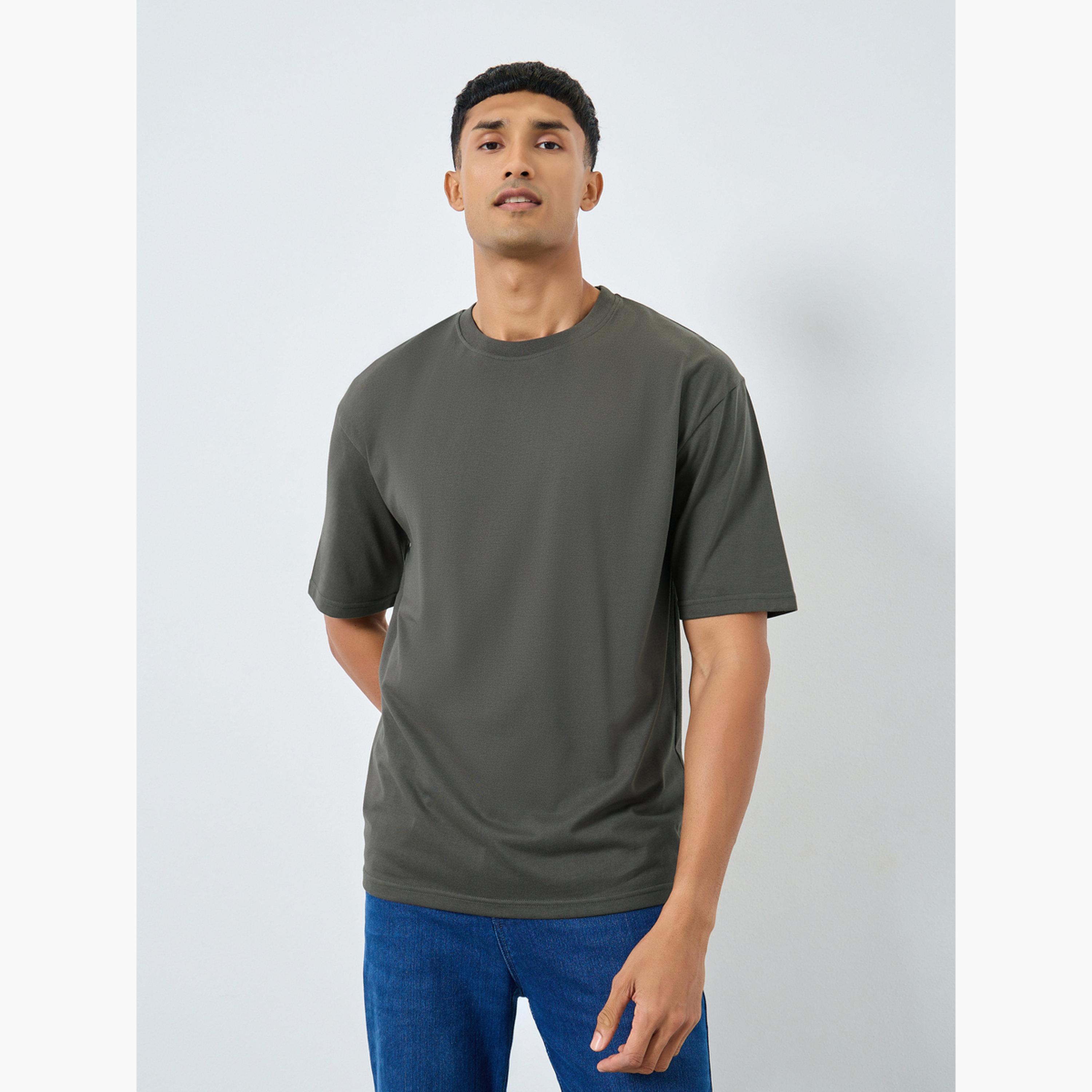 Styli Oversized Back Printed Jersey T-Shirt-men-clothing-tshirtsandpolos-tshirts-image-1