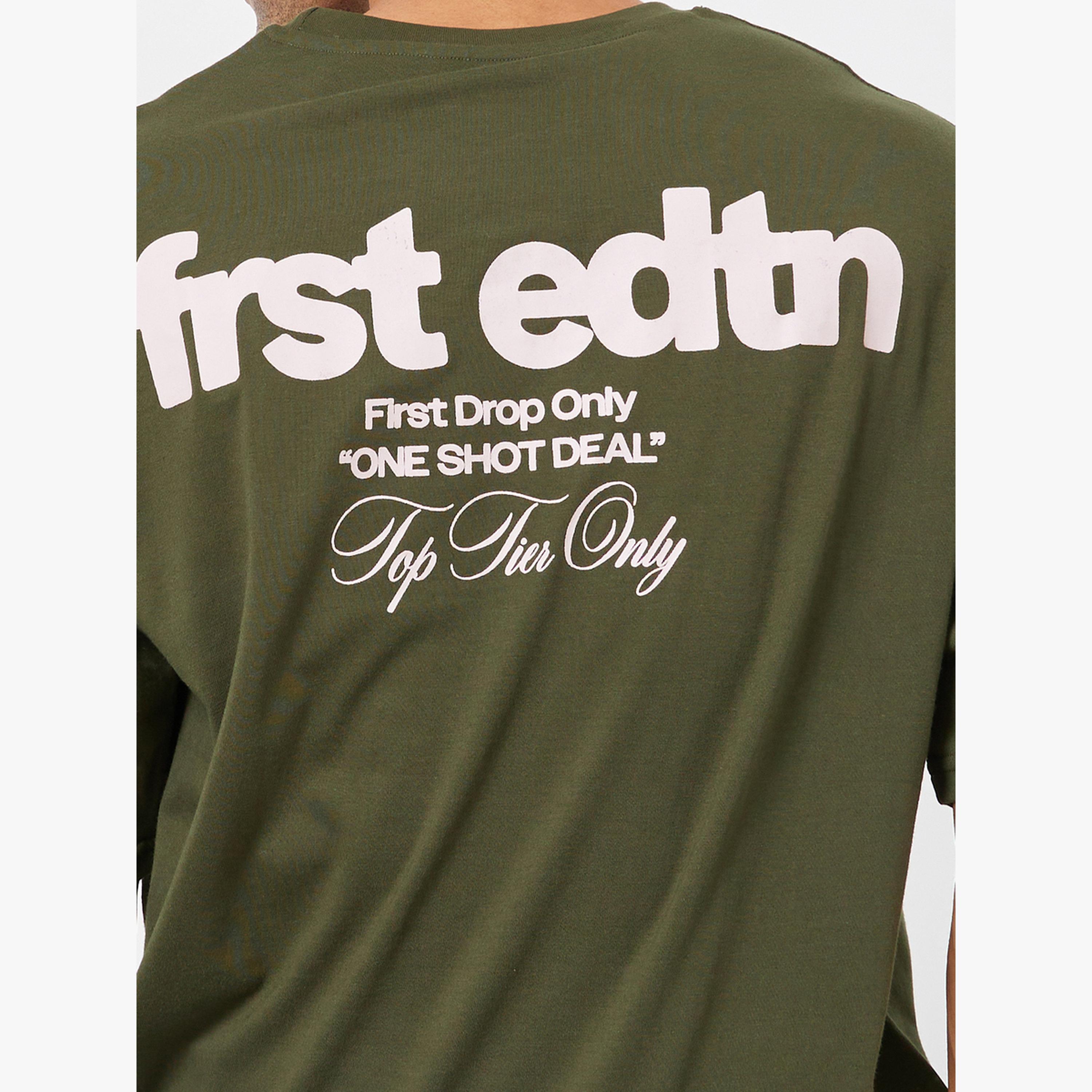 Styli Olive Graphic Print Oversized T-Shirt-men-clothing-tshirtsandpolos-tshirts-image-3