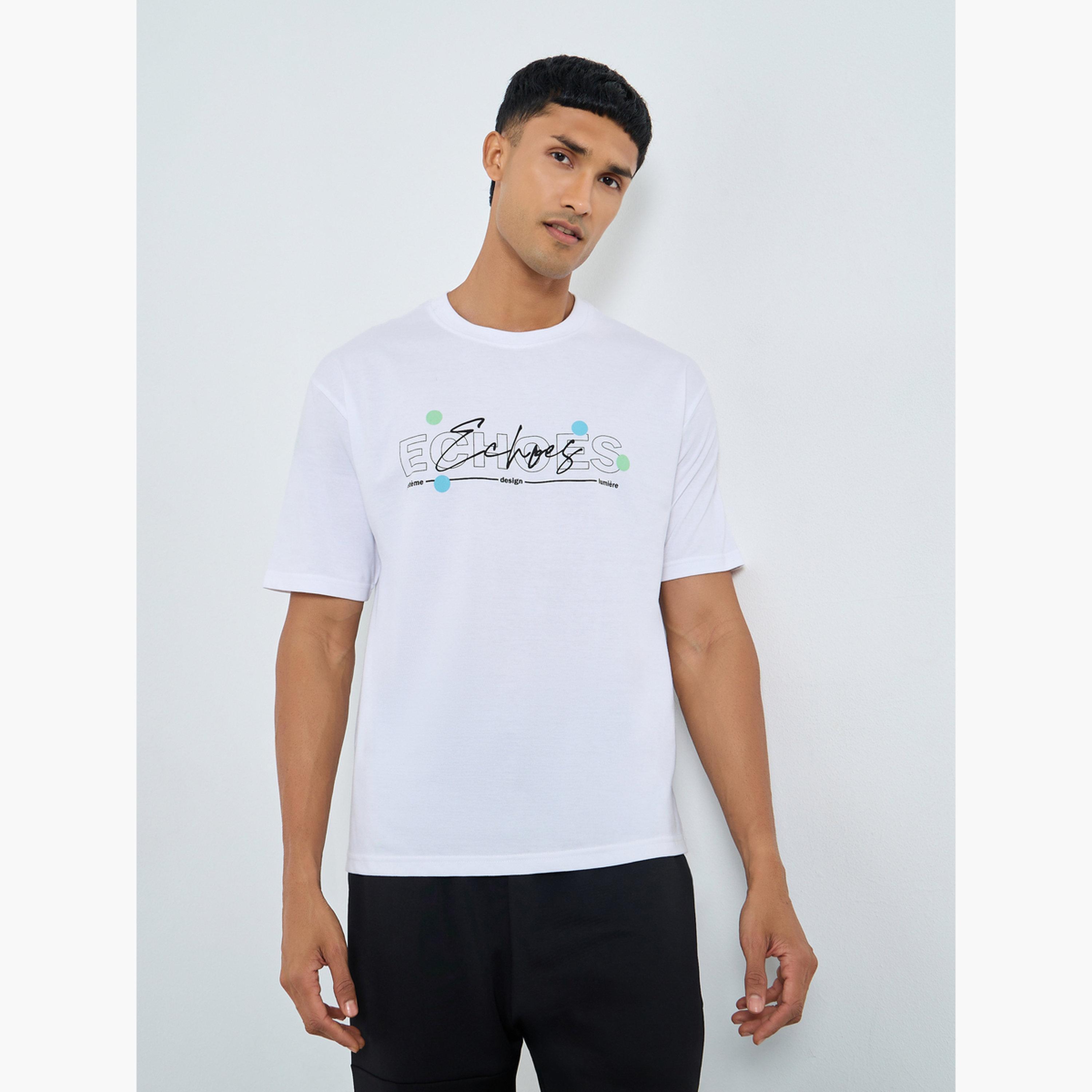 Styli Oversized Graphic Print Jersey T-Shirt-men-clothing-tshirtsandpolos-tshirts-image-1