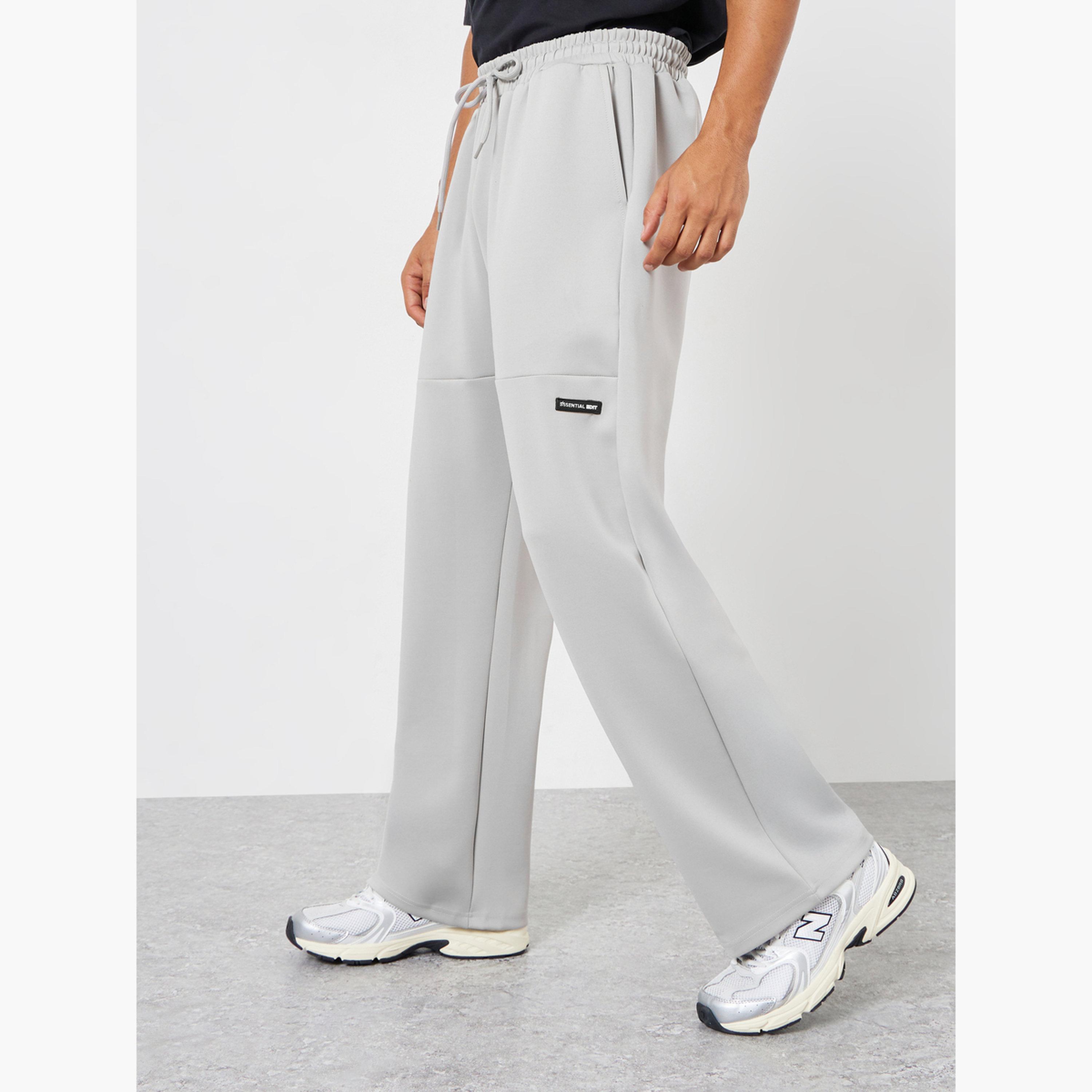 جوغر سادة بأرجل واسعة-men-clothing-bottoms-joggers-image-1