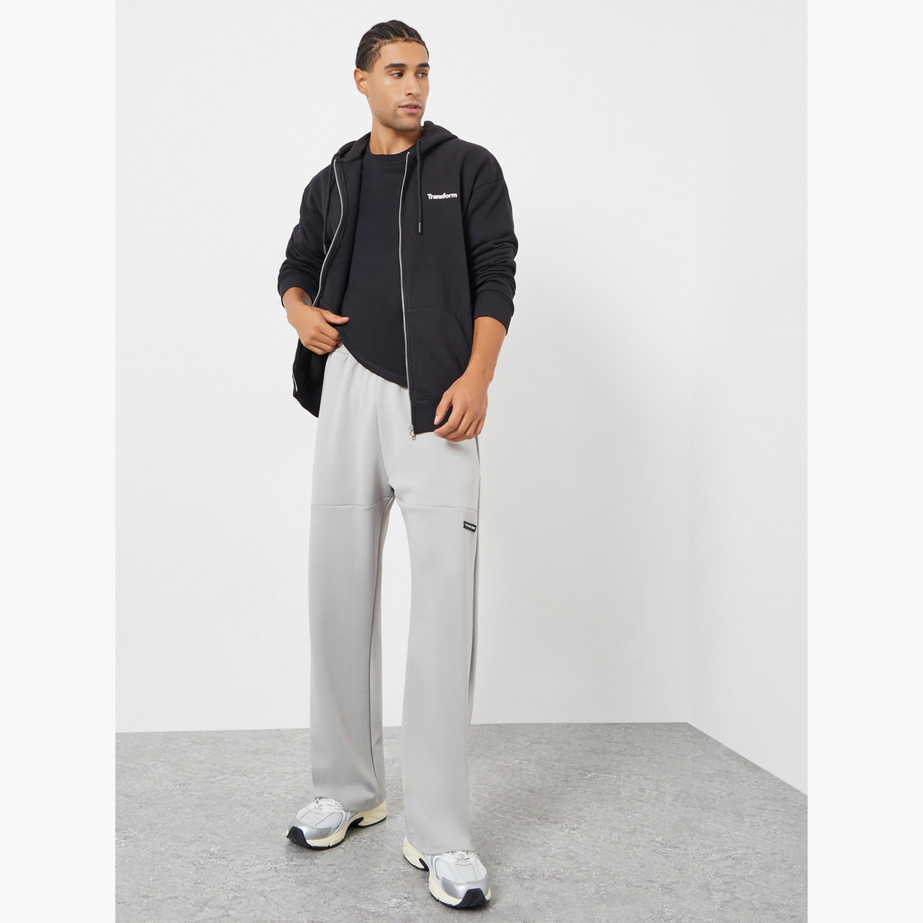 جوغر سادة بأرجل واسعة-men-clothing-bottoms-joggers-image-2