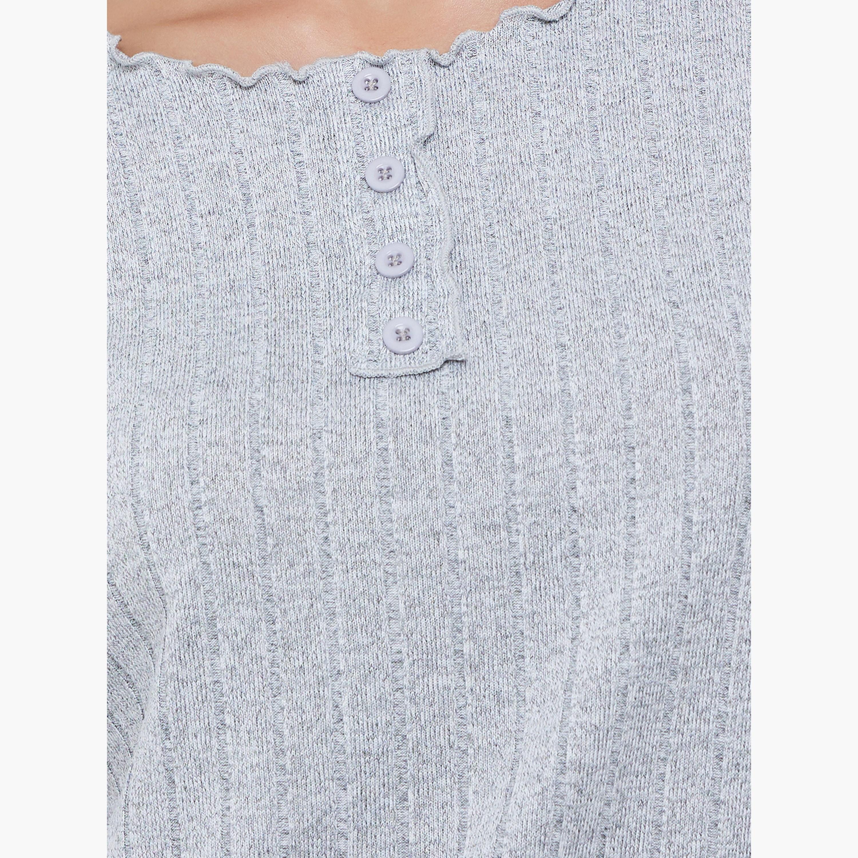ستايلي - بيجاما تي شيرت مخطط منقوش وبنطال نقشة مربعات-women-clothing-nightwear-pyjamas-shortsets-image-2
