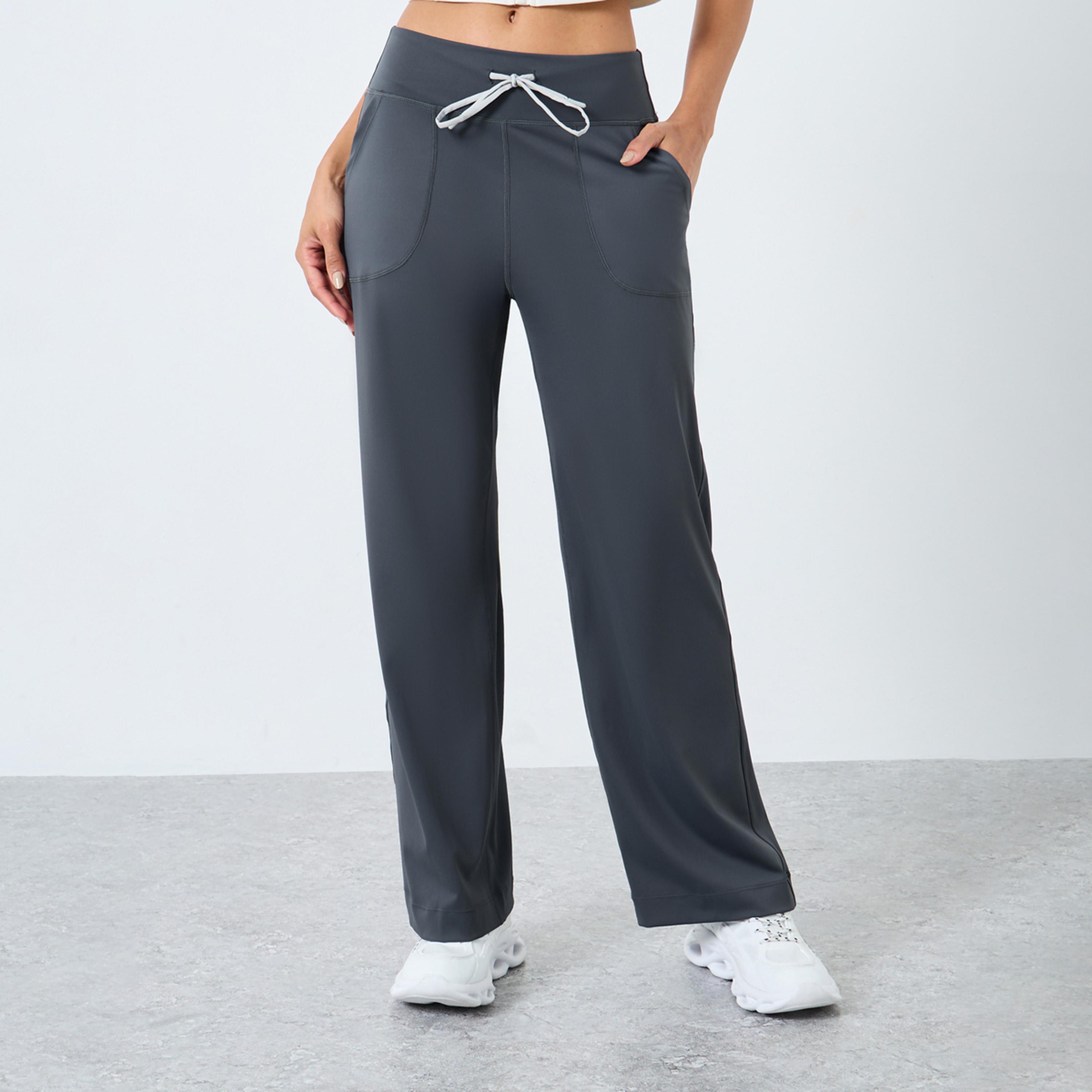 Styli Contrast Waist Band Boxy Fit Straight Pants-women-clothing-sportswearandactivewear-bottoms-image-1
