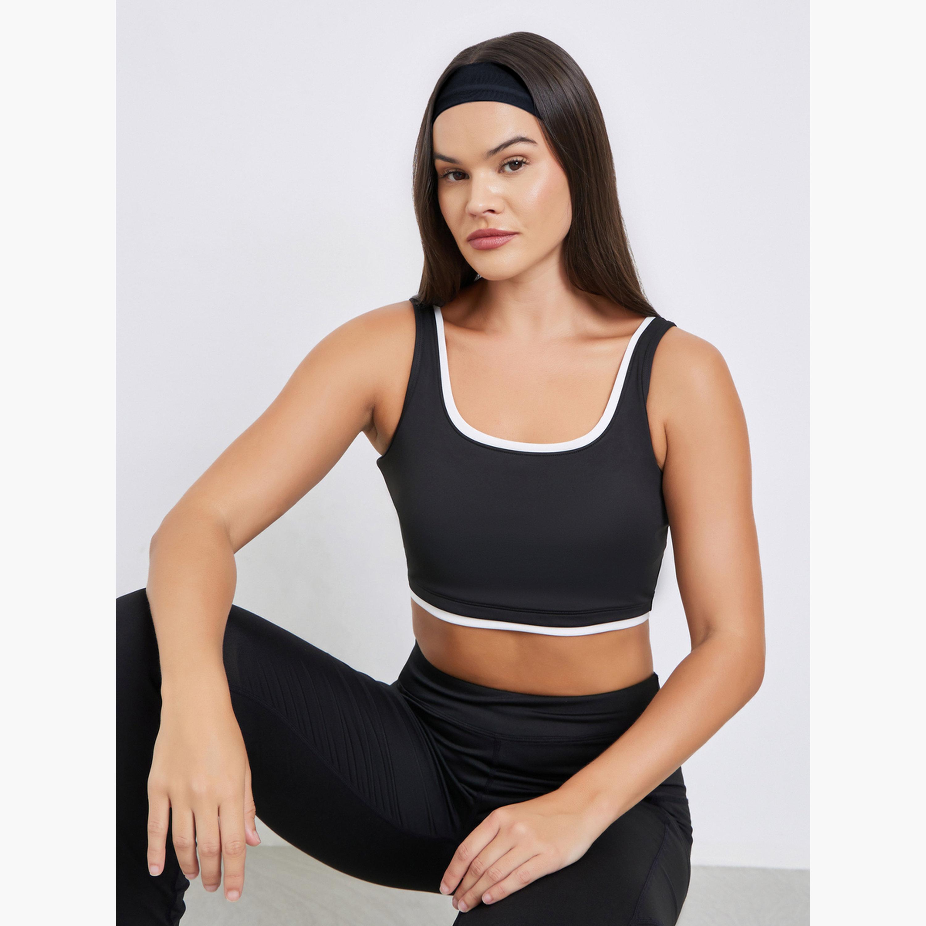 Styli Contrast Edge Wide Neck Sports Bra-men-clothing-sportswearandactivewear-tshirtsandpolos-image-2
