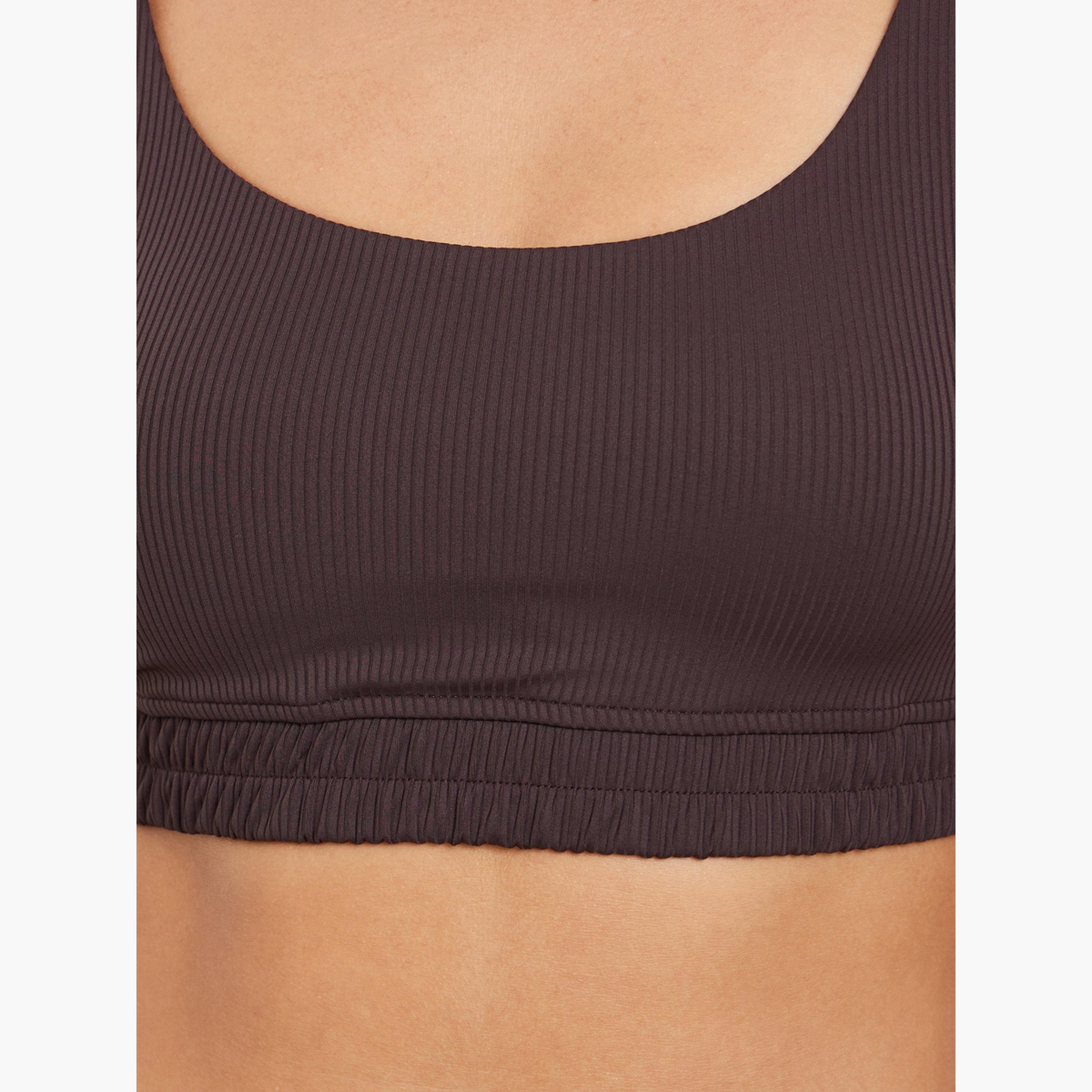 ستايلي - حمالة صدر رياضية مضلعة صغيرة ذات شريط سفلي-men-clothing-sportswearandactivewear-tshirtsandpolos-image-4