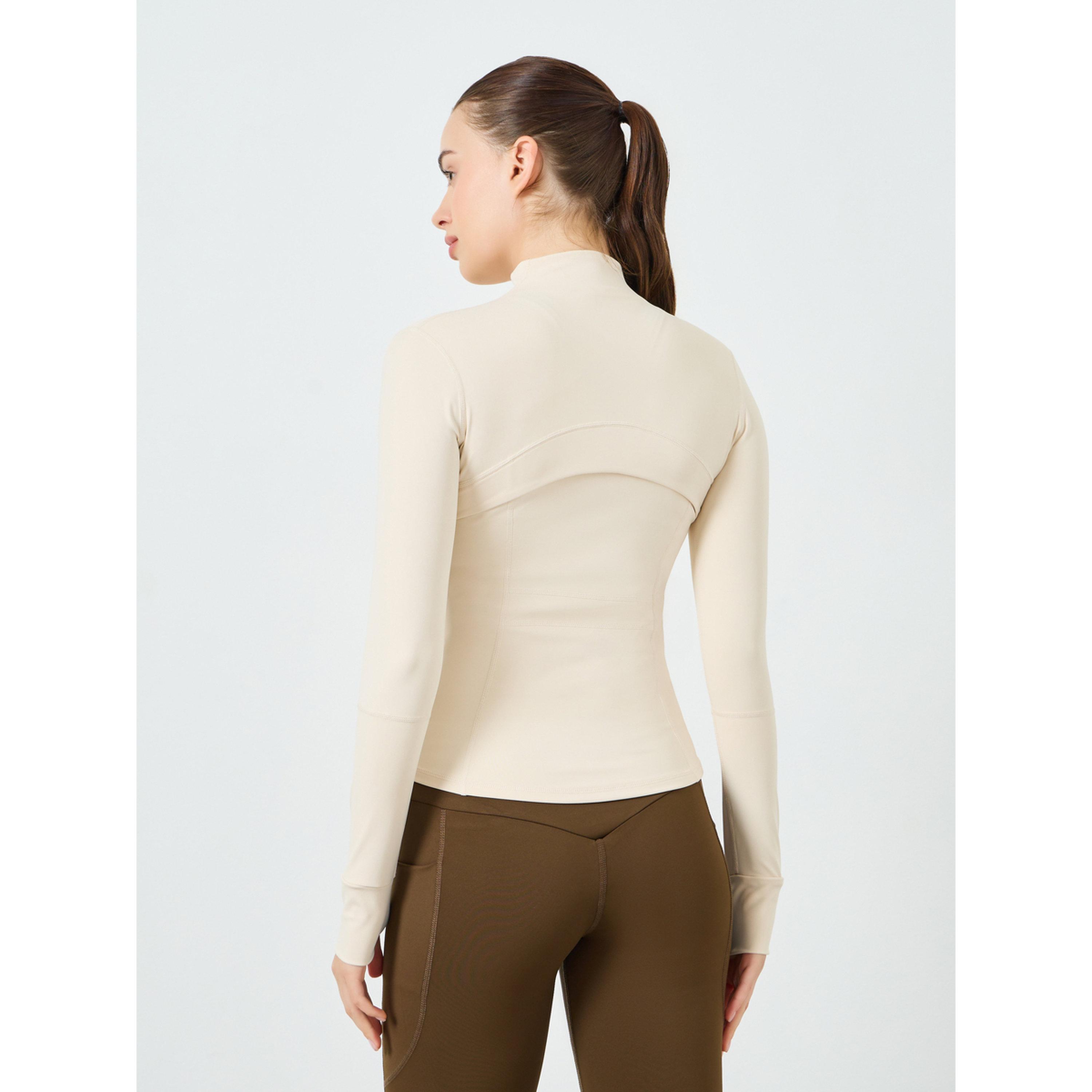 جاكيت نسائي بتصميم فتحة إبهام وتأثير خلفي-women-clothing-sportswearandactivewear-coatsandjackets-jackets-image-5