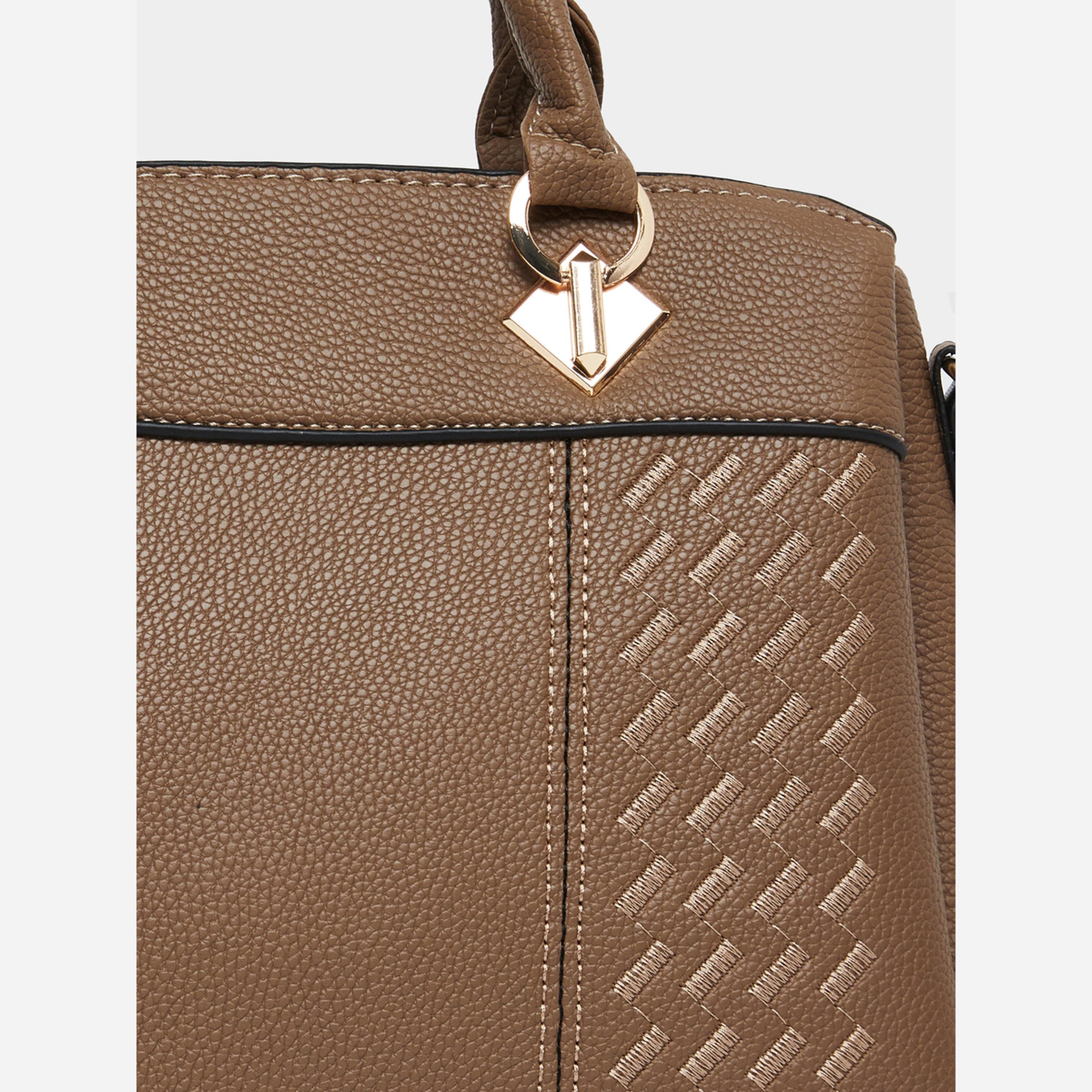 Styli Women Drop Brown Satchel Bag-women-bagsandwallets-handbags-image-4