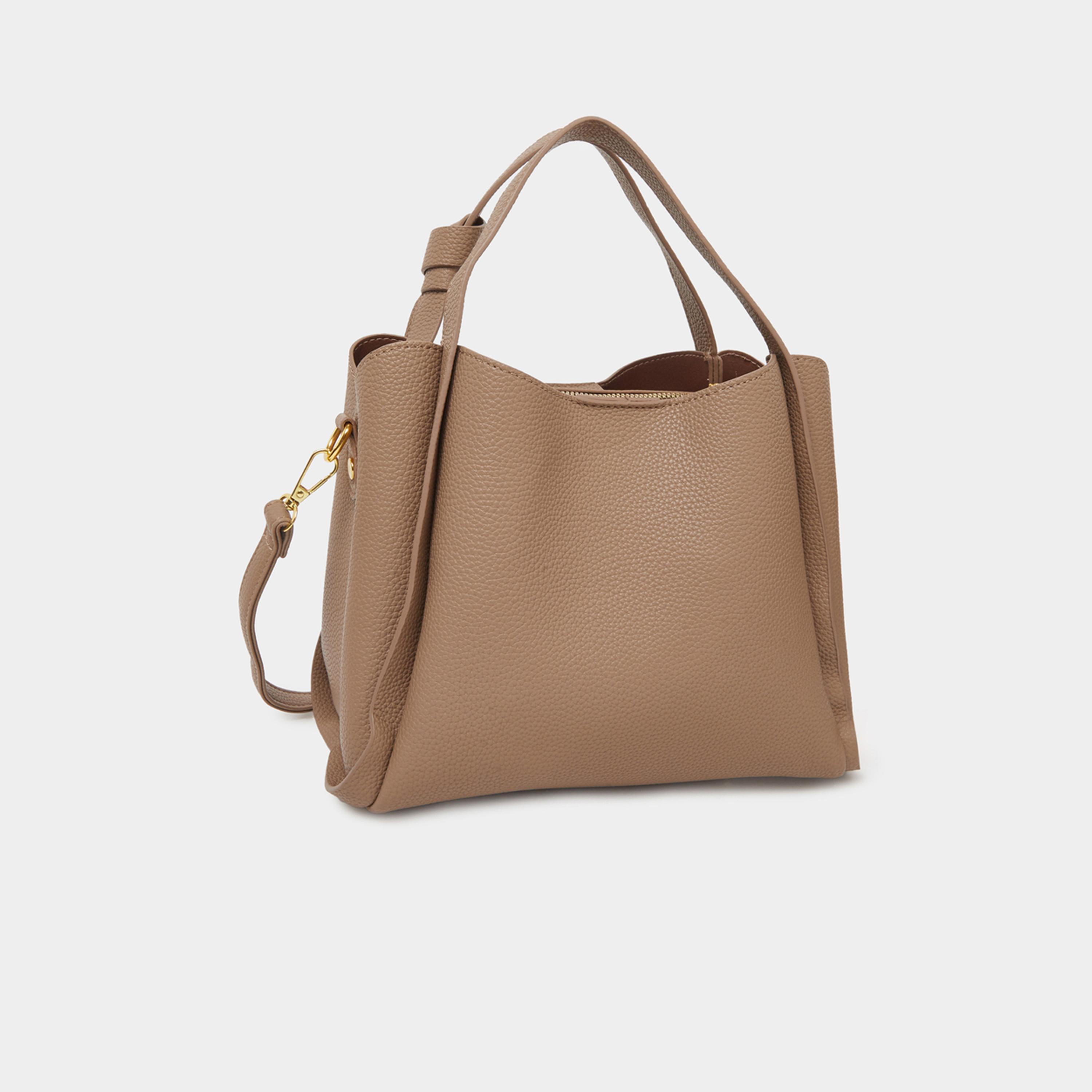 ستايلي - شنطة توت بنية اللون-women-bagsandwallets-handbags-image-1