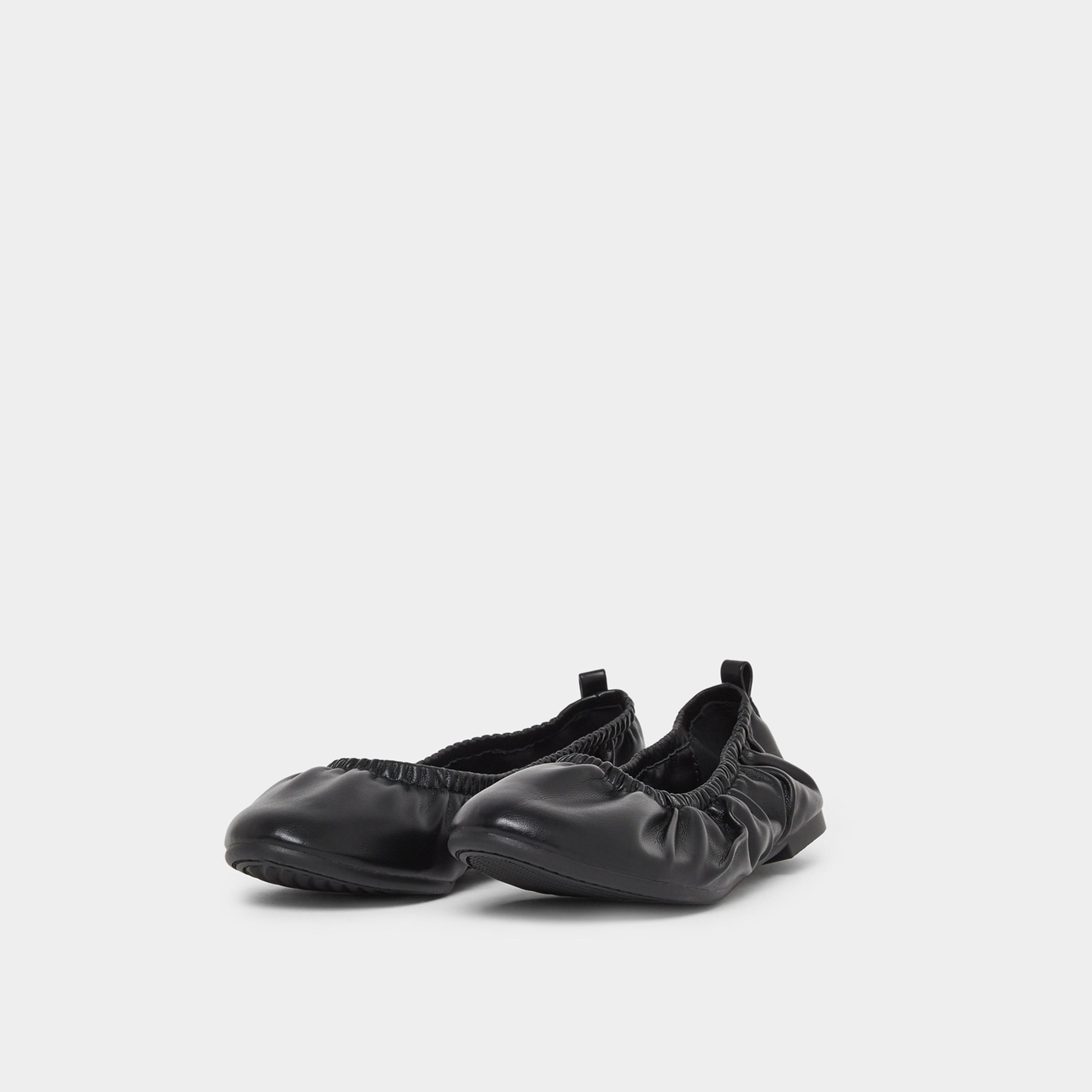 ستايلي - حذاء باليه مطاطي سوداء للنساء-women-shoes-ballerinas-image-1