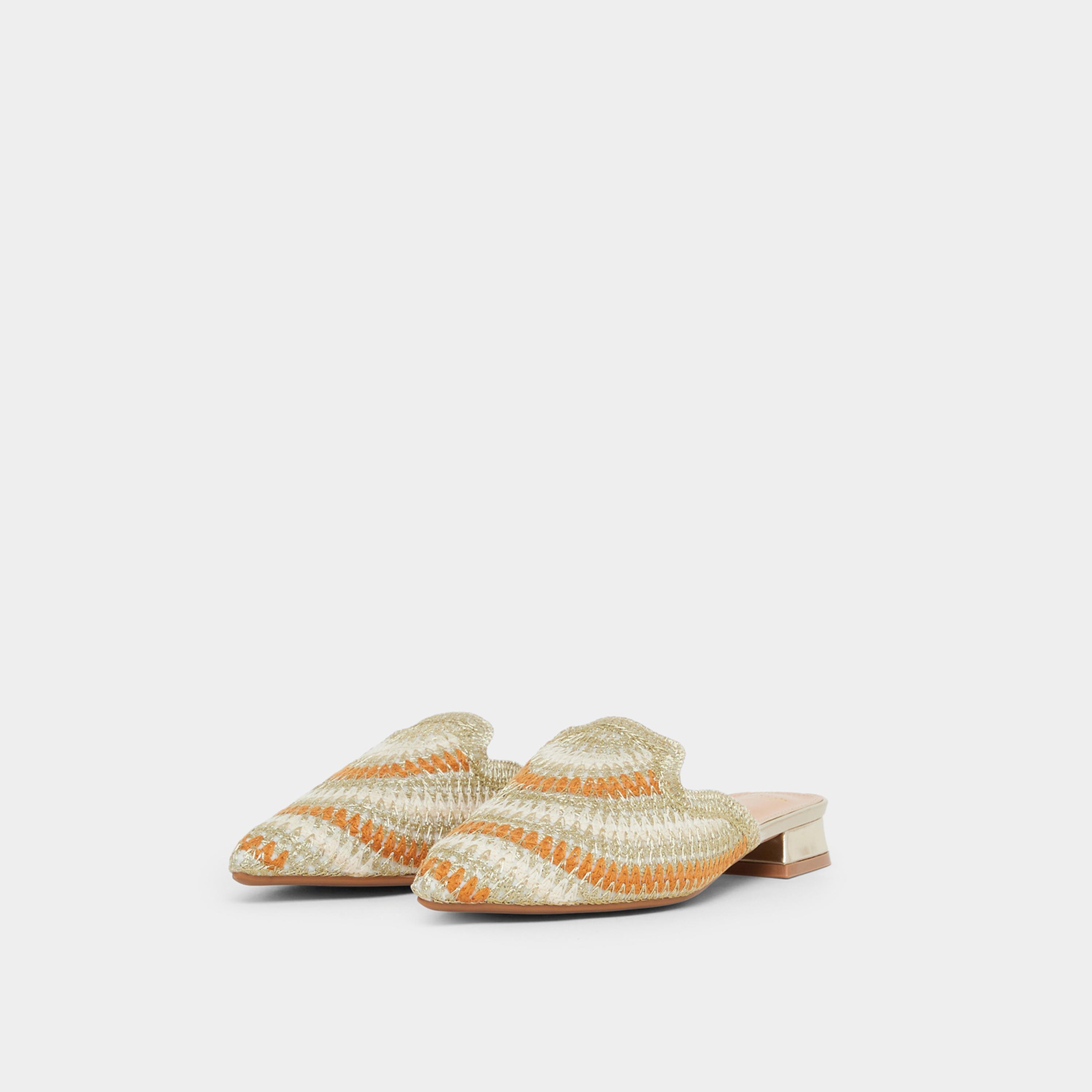 ستايلي - حذاء ميول منسوج برأس مدبب للنساء-women-shoes-flats-mules-image-1