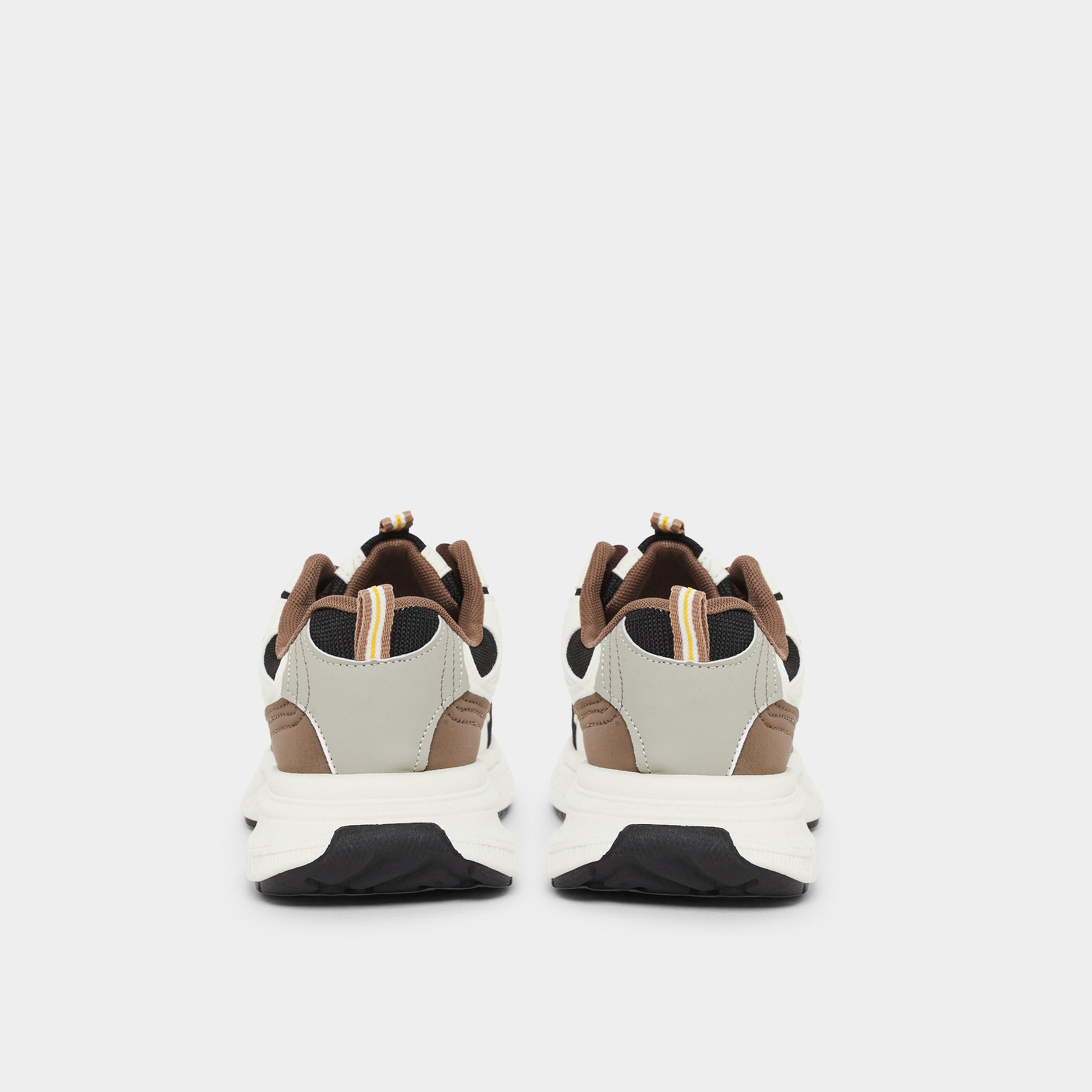 ستايلي - حذاء رياضي نسائي بني برباط سميك-women-shoes-sneakers-image-4