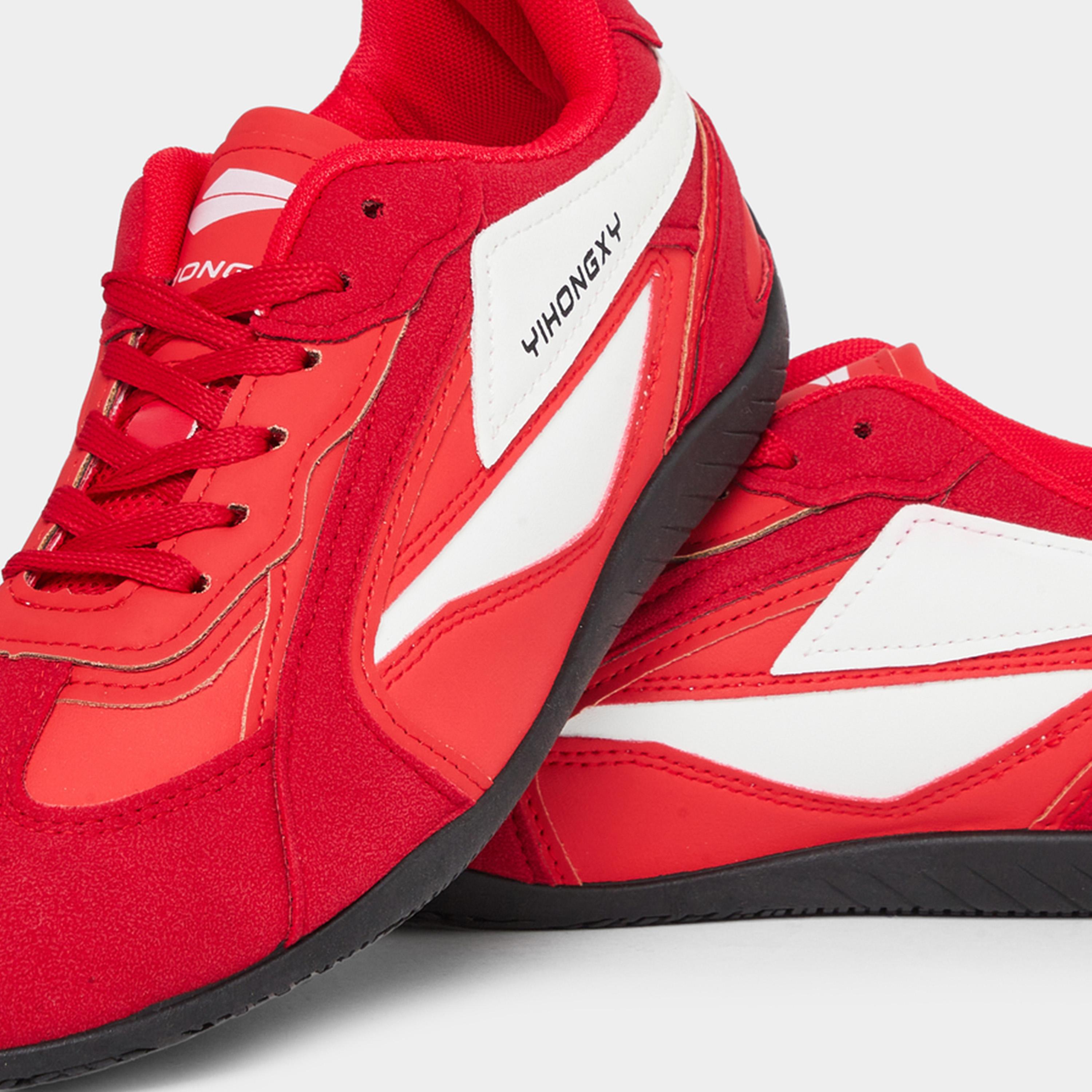 ستايلي - حذاء رياضي أحمر برباط-women-shoes-sneakers-image-4
