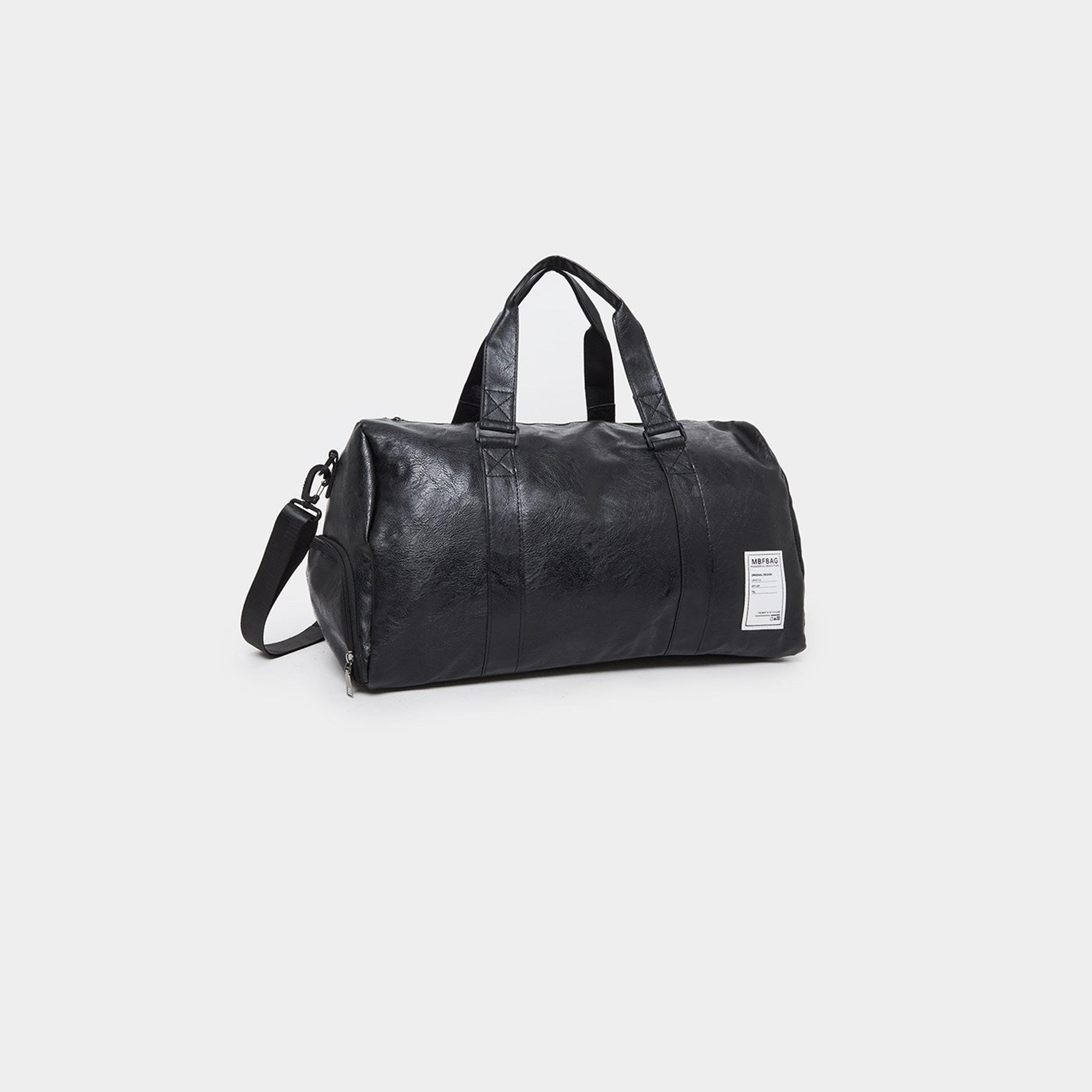 Styli Patch Detail Sports Bag with Double Handles-men-bags-image-1