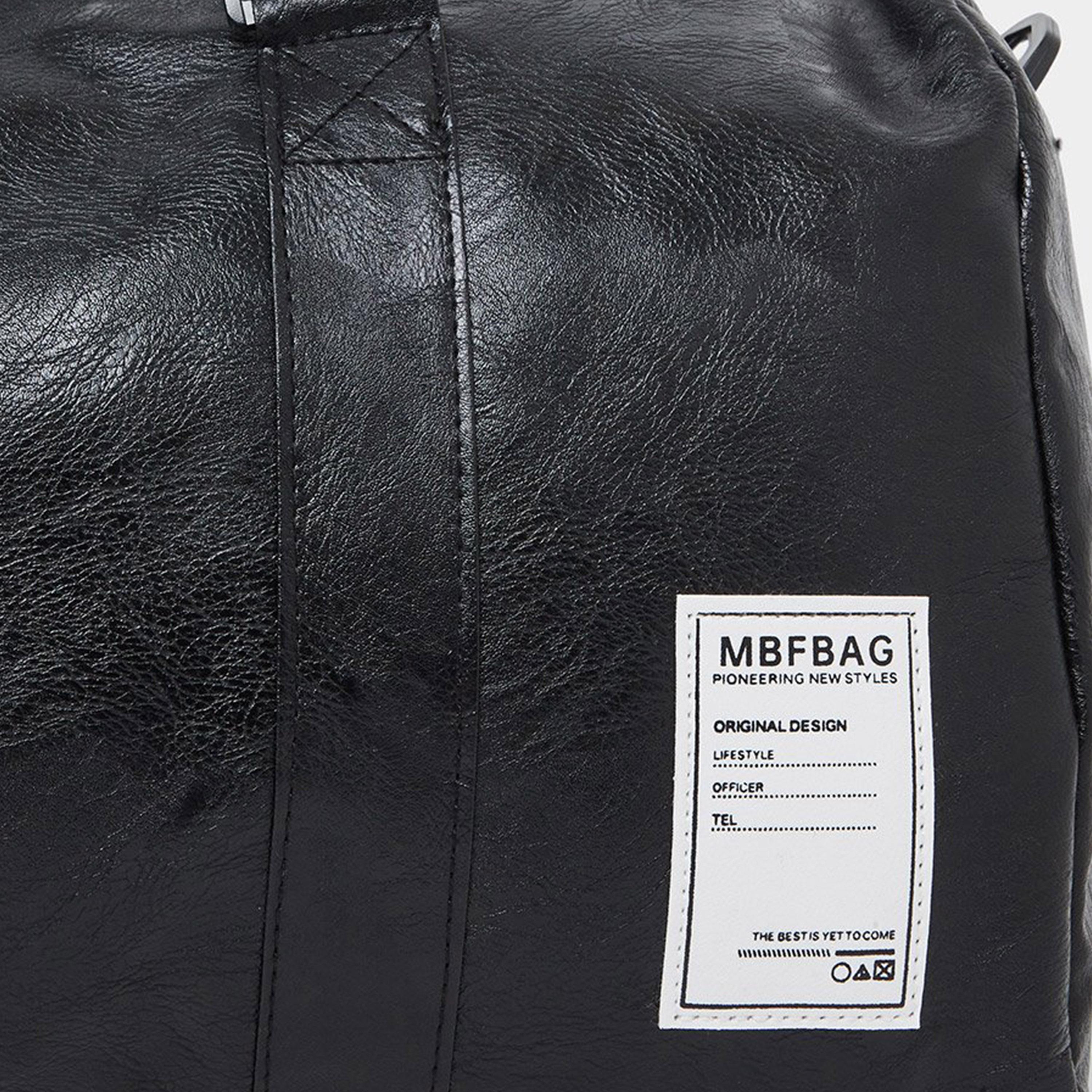 ستايلي - شنطة رياضية بتفاصيل رقعة بمقابض مزدوجة-men-bags-image-3